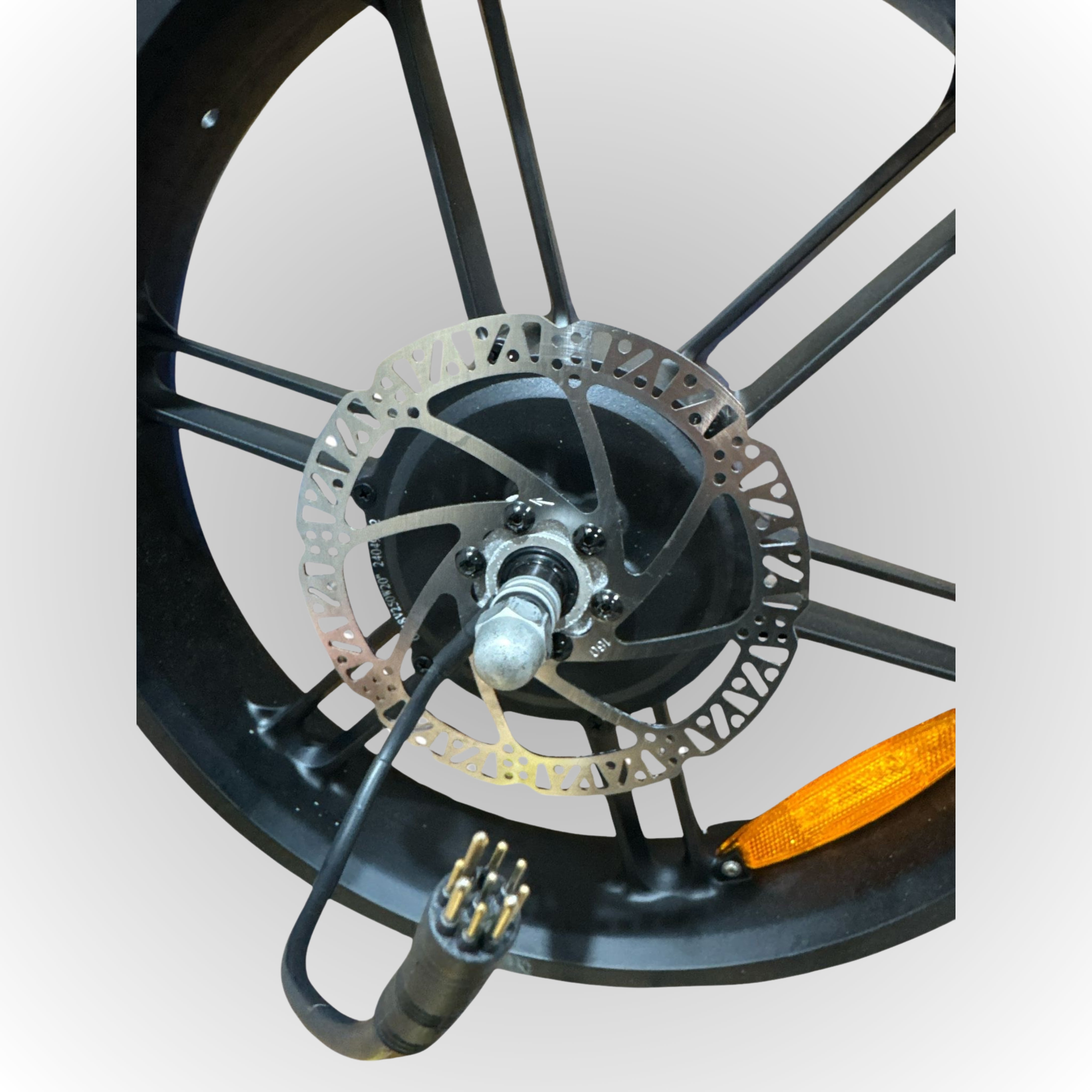 Complete achtervelg voor fatbike, 20 inch x 4.0, inclusief cassette en remschijf, geschikt voor Ouxi V8 (enkele accu) en Ouxi H9.