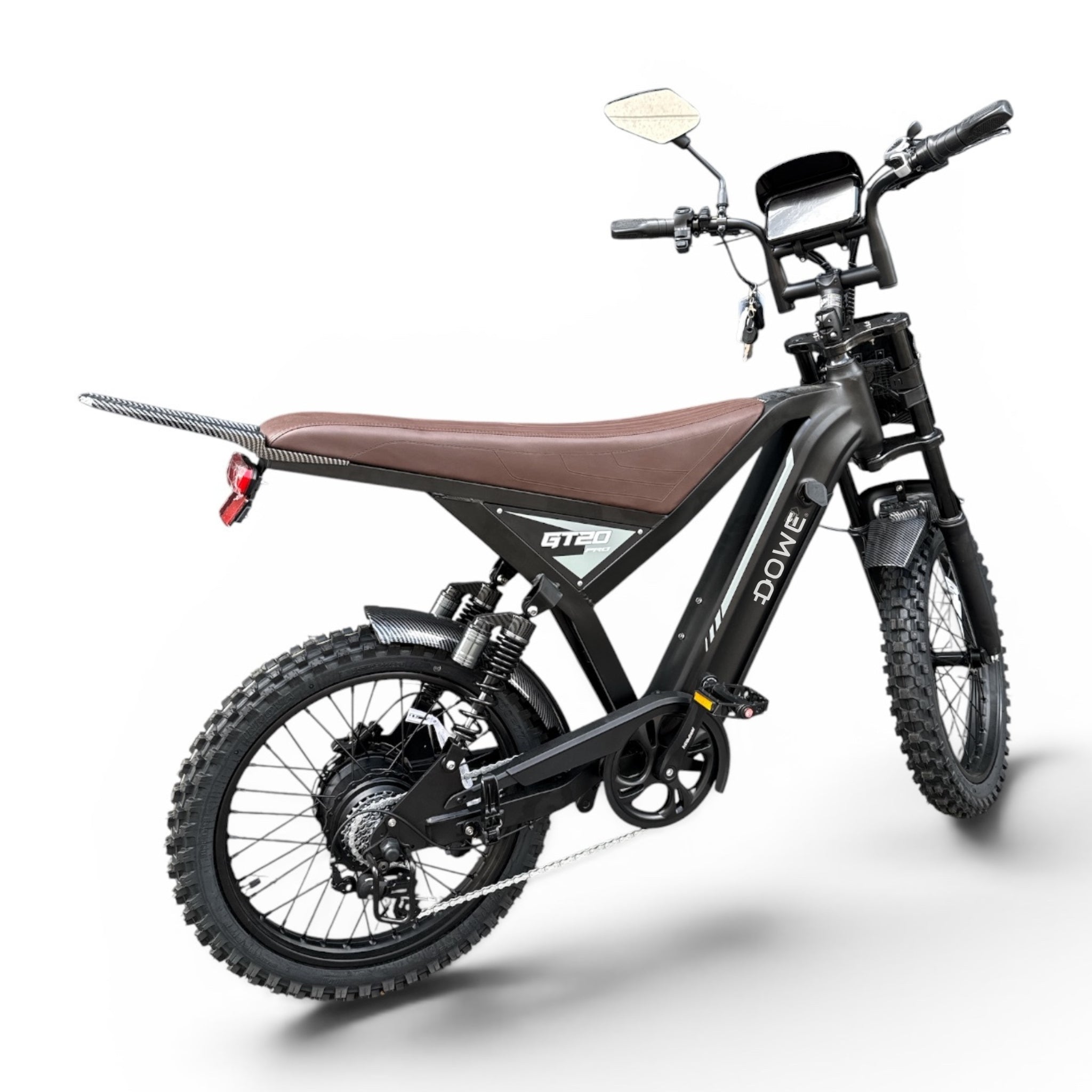 DOWE GT20 Elektrische Bike Zwart – Fatbike Alternatief | 250W Motor | 15Ah Accu | 60KM Actieradius | Rijklaar Geleverd