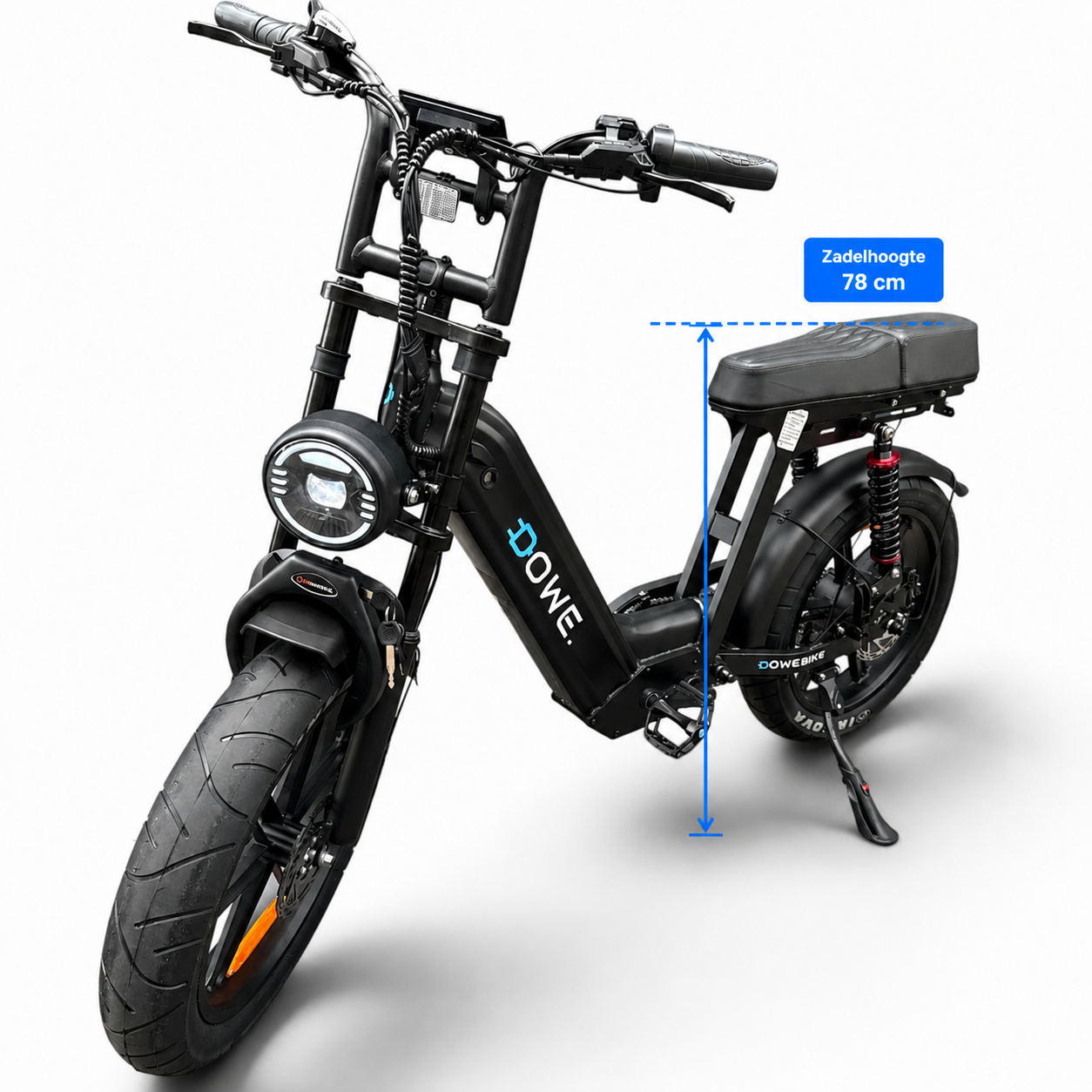 Dowe V10 Fatbike Kopen? Elektrische E- FatBike - Lage instap fatbike kopen