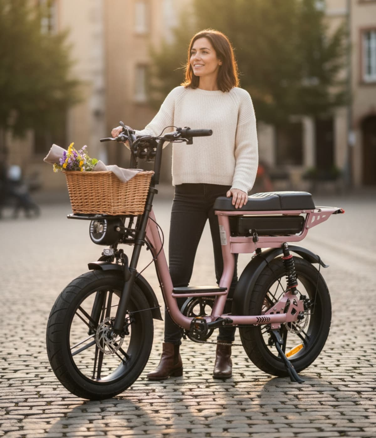 Lage instap fatbike Dowe bike