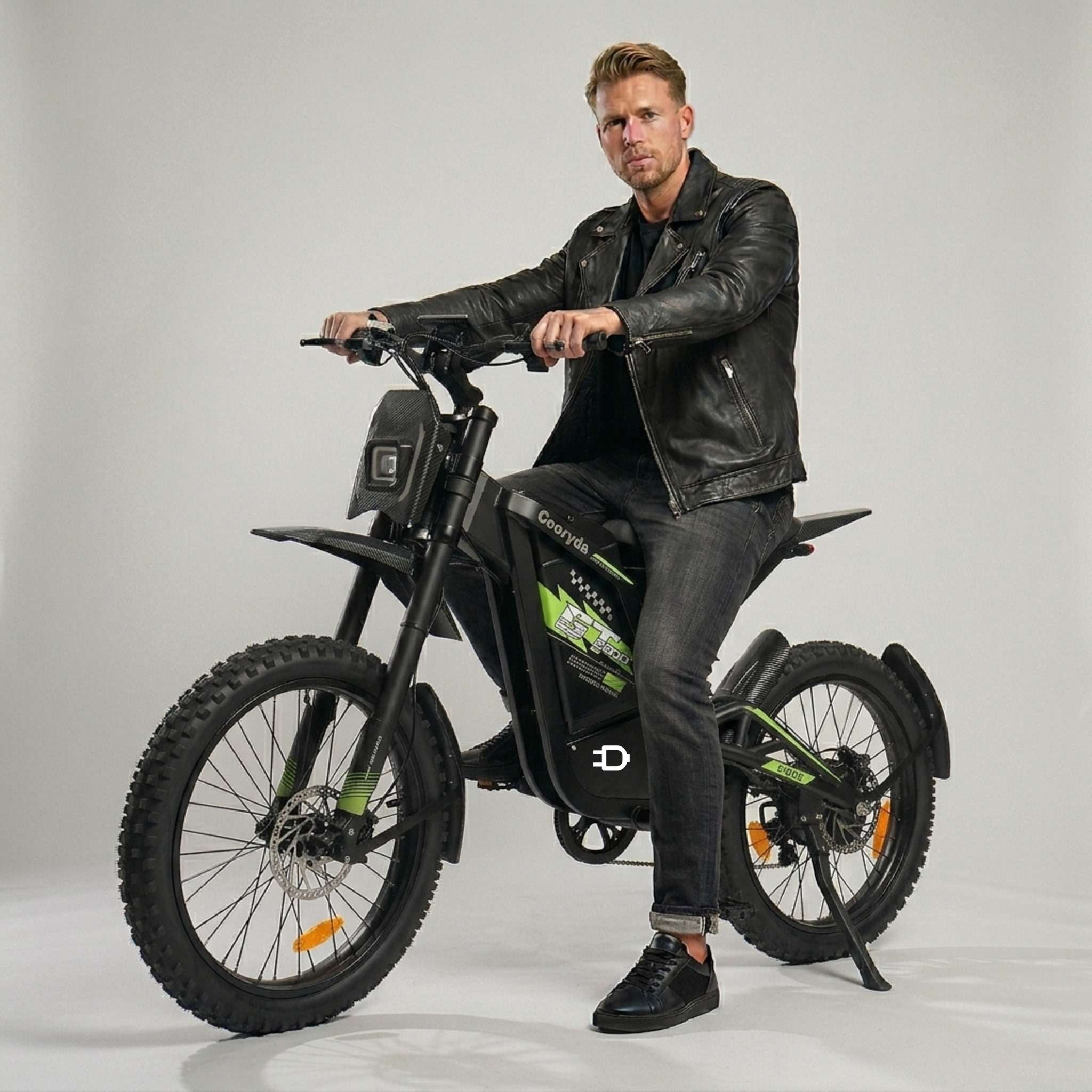 GT2000 elektrische skinny bike groen – 250W, 30Ah accu, 120km actieradius, rijklaar geleverd NL
