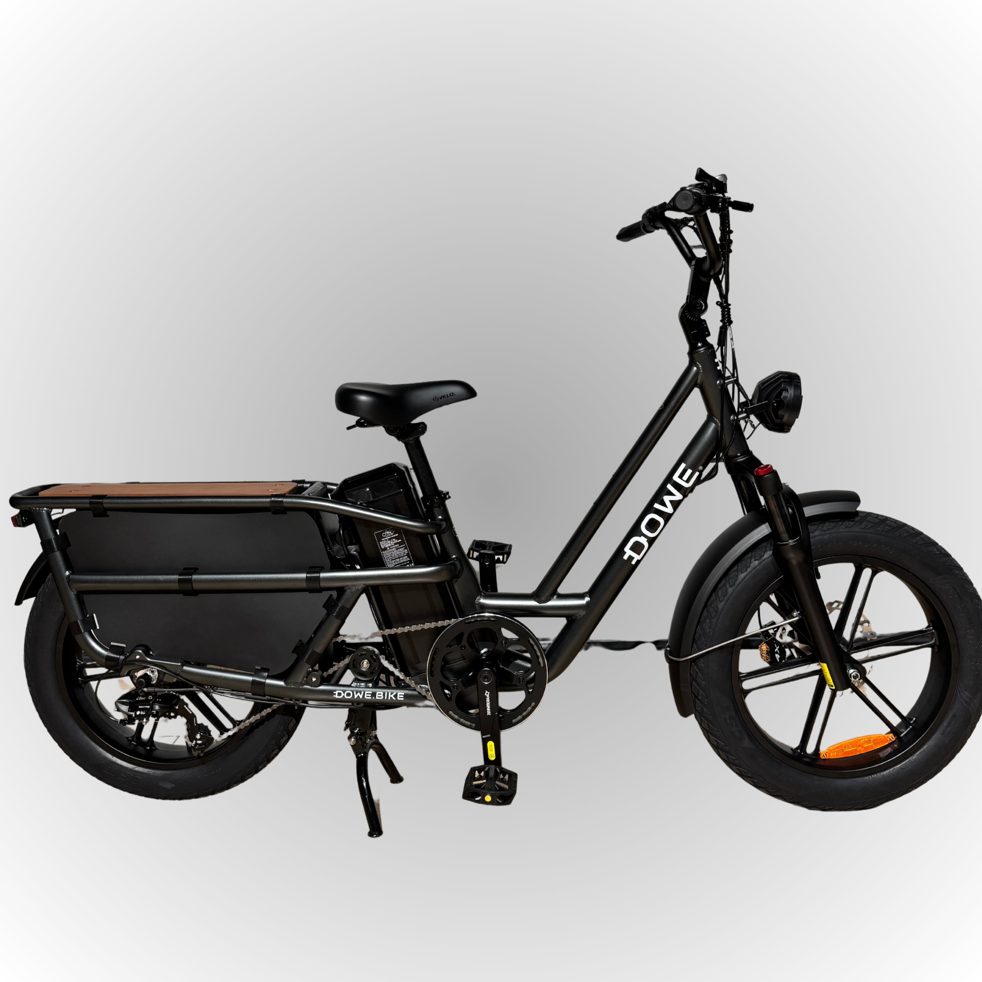 Dowe Longtail Cargo E-Fatbike 2025 – Elektrische Bakfiets met 200kg draagvermogen en 110km actieradius