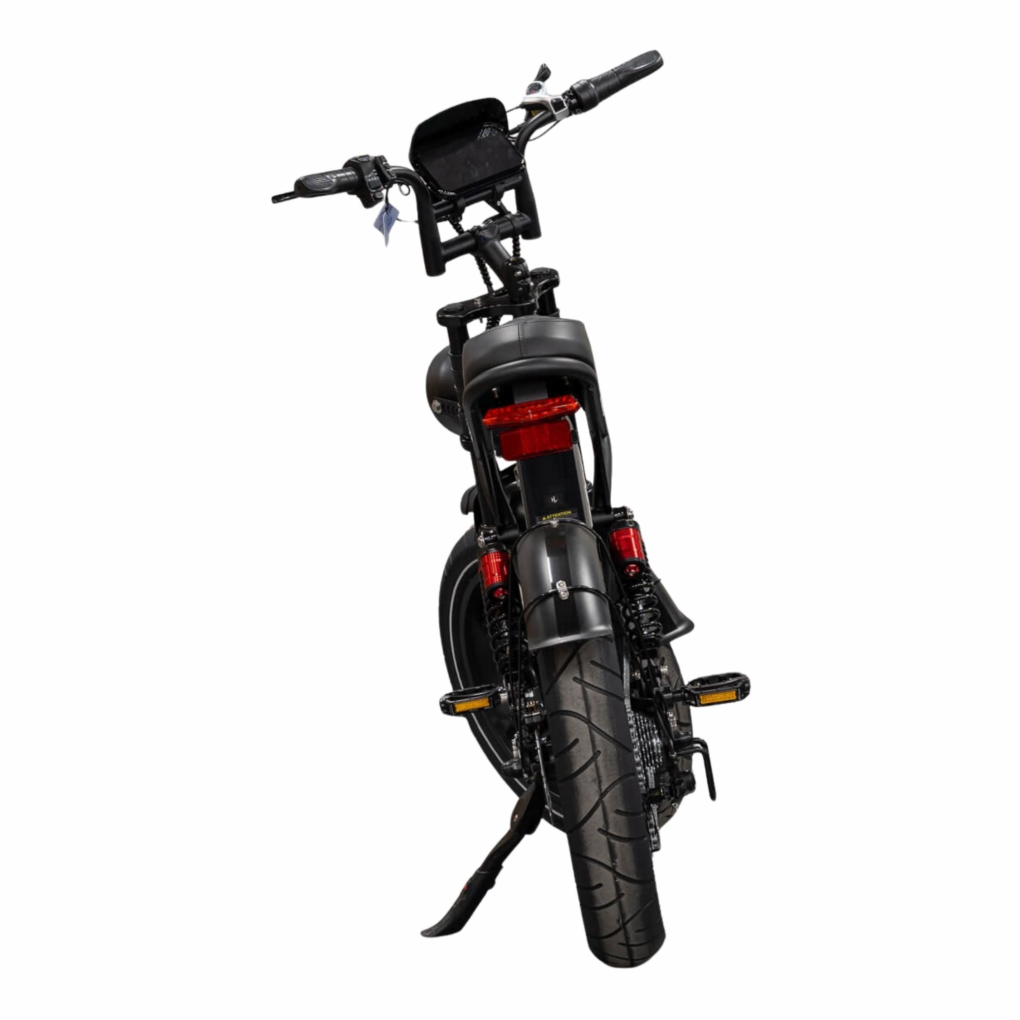 DOWE V8 Ultra elektrische fatbike zwart – vooraanzicht
