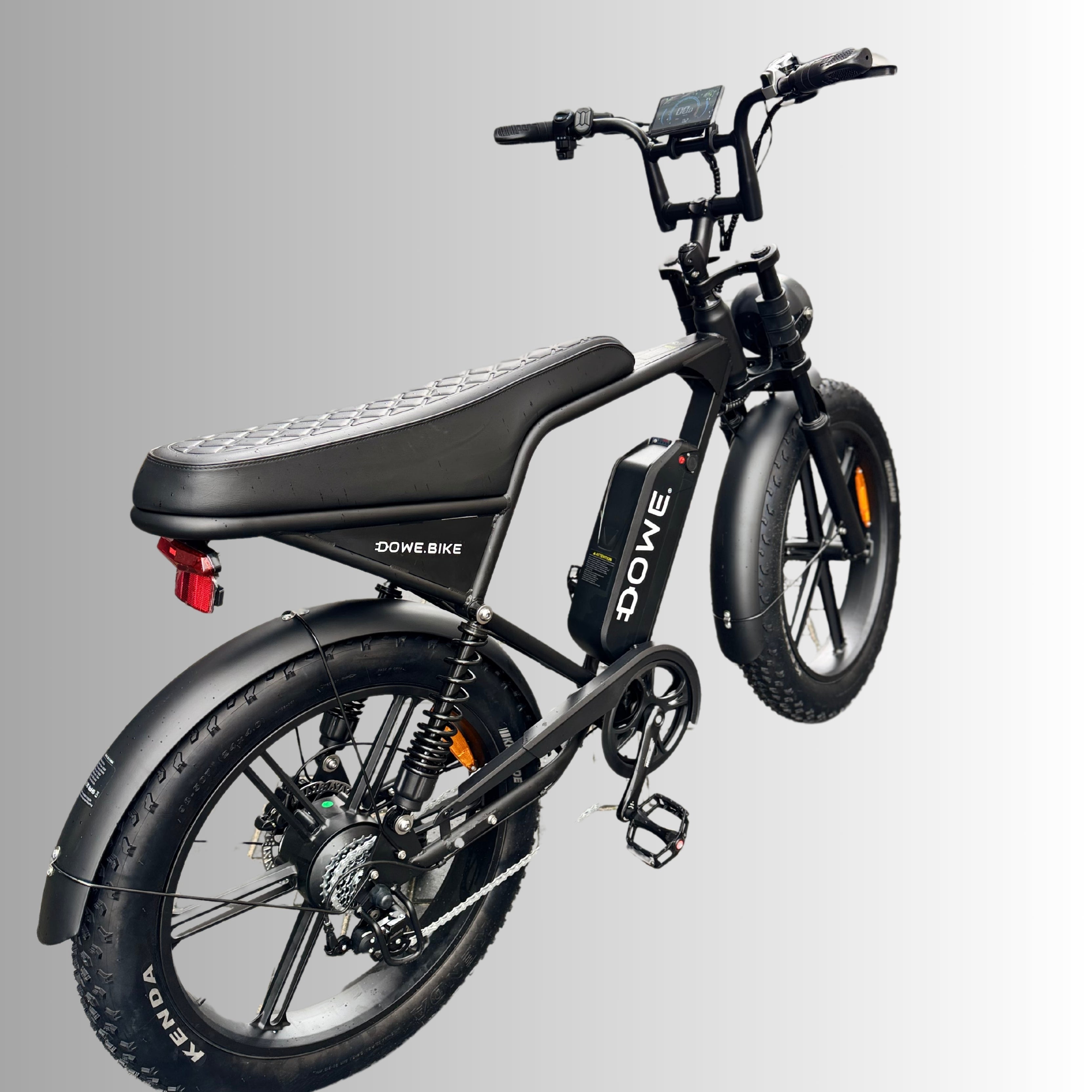 Dowe XL PRO Elektrische Fatbike - Zwart - 24 Inch Wielen