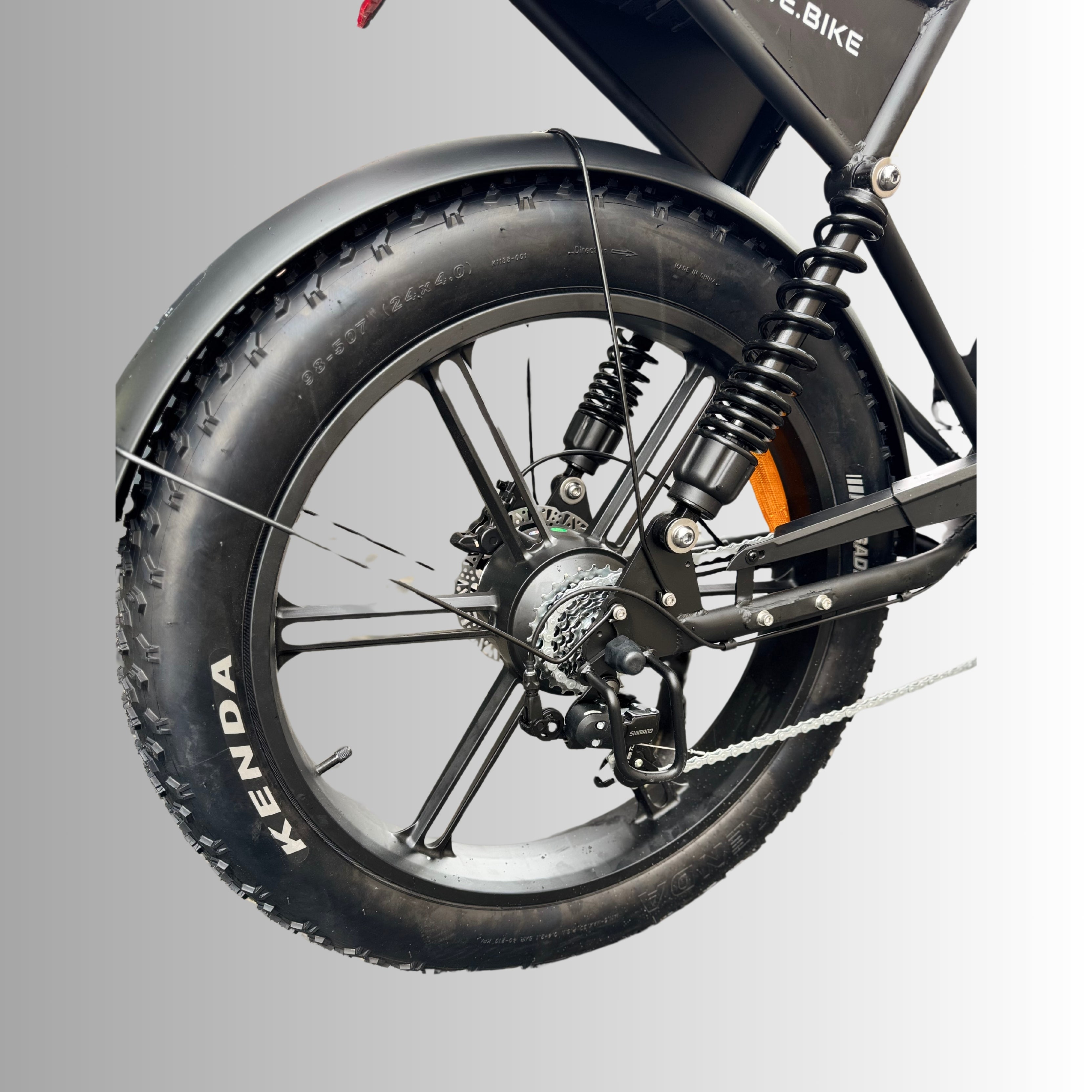 Dowe XL PRO Elektrische Fatbike - Zwart - 24 Inch Wielen