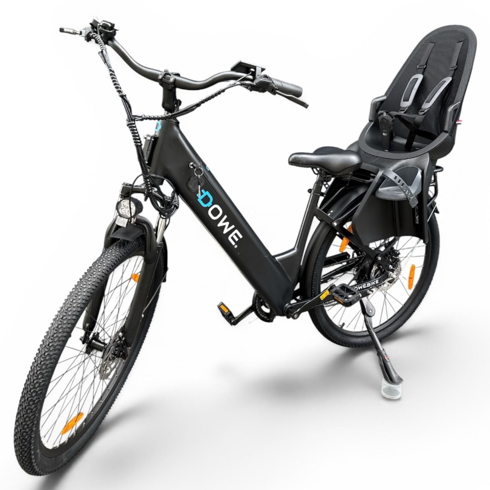 Dowe Zenca Pro Elektrische Citybike + Kinderzitje | 18Ah Accu, 250W Motor - Hydaurlische remmen | Grote Actieradius - Rijklaar (Copy)