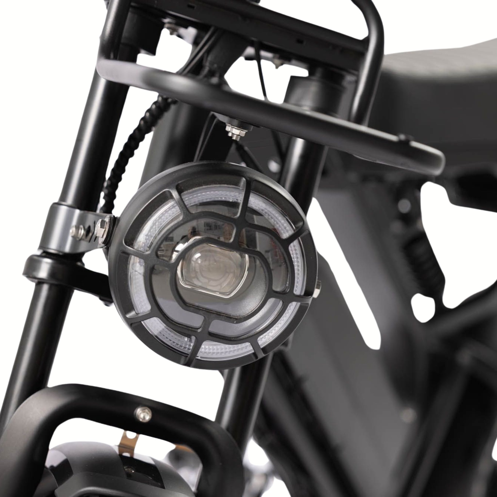 V20 Pro fatbike koplamp, krachtige verlichting voor betere zichtbaarheid en veiligheid tijdens nachtelijke ritten, geschikt voor V20 en V20 Pro modellen.