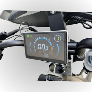 Dowe V9 Elektrische Fatbike met Kinderzitje Achter - Zand | Family Fatbike