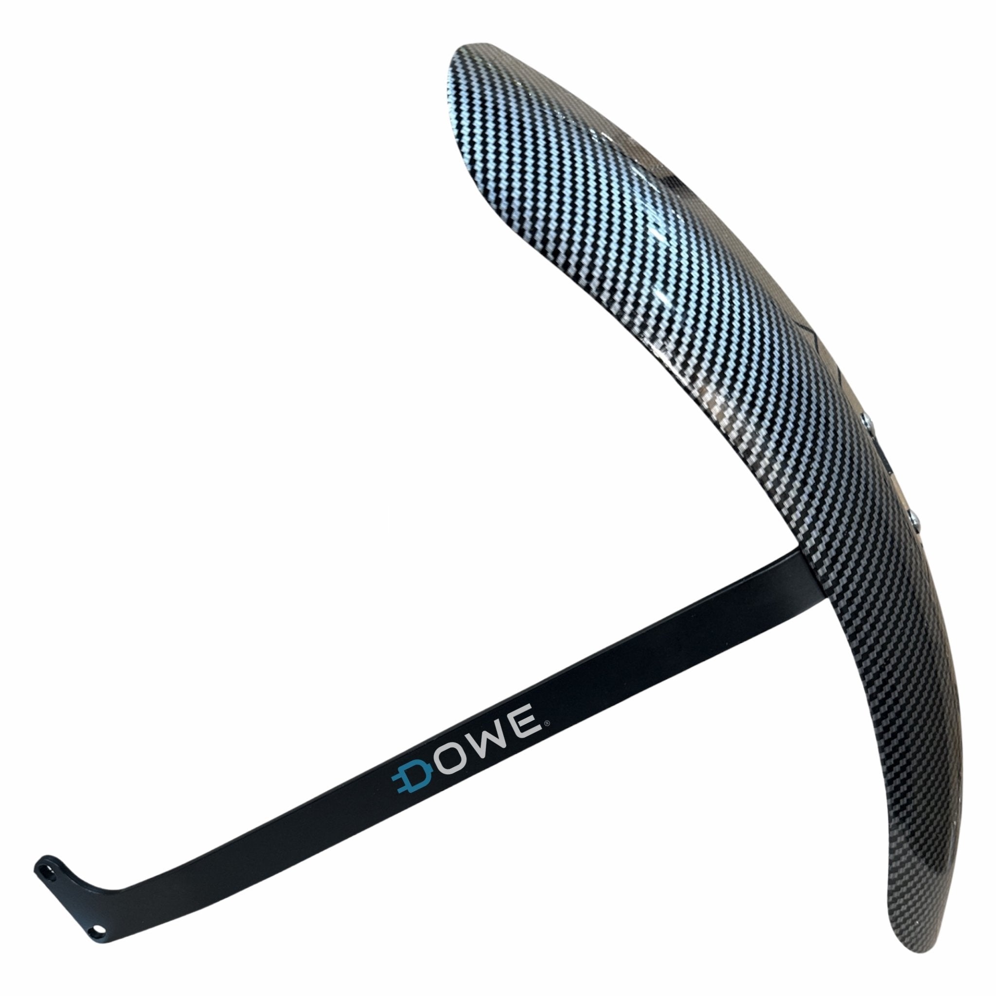 OUXI GT2000 Voorspatbord Zwart - Carbon look – Origineel ouxi GT2000 skinnybike Spatbord - incl. beugel - OUXI GT2000 Onderdelen