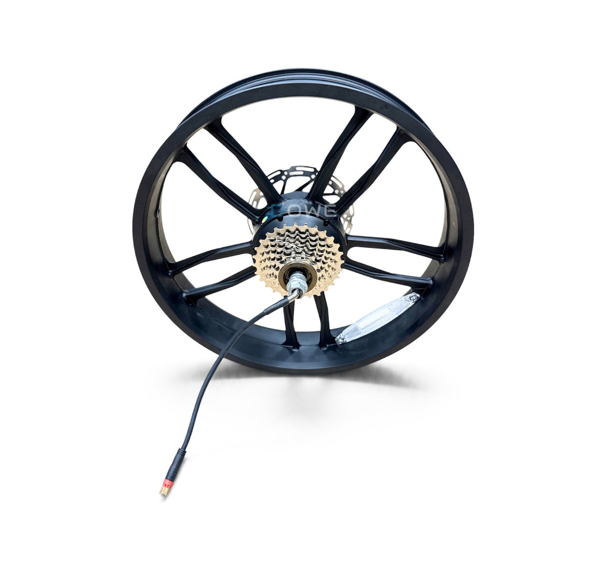 Achtervelg C80 rode plug - achtervelg Fatbike Compleet met casette en remschijf | 20 inch x 4.0 -