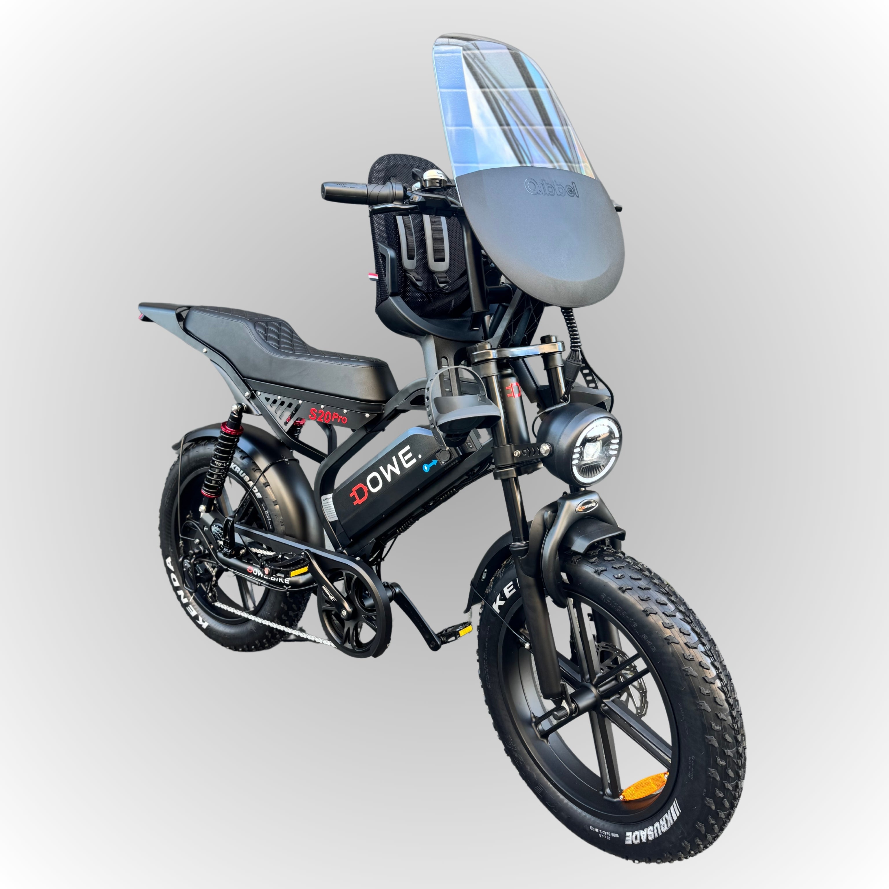 S20 Pro Family Edition - Fatbike met Kinderzitje - 250W, 25 km/h - Kinderzitje voor