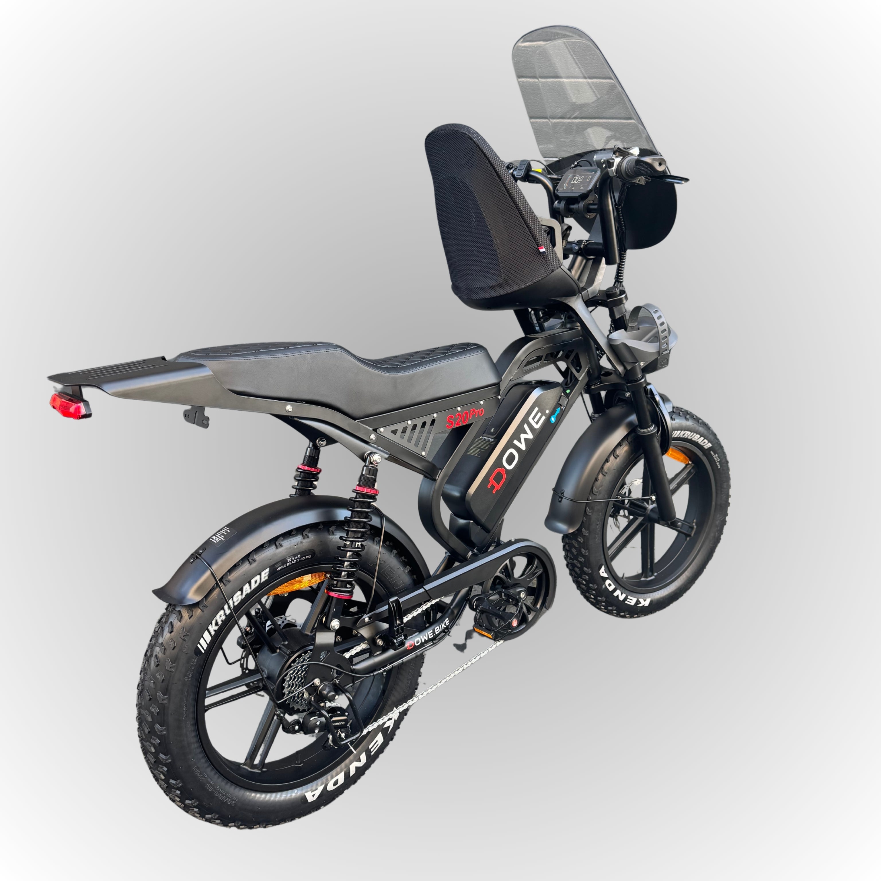S20 Pro Family Edition - Fatbike met Kinderzitje - 250W, 25 km/h - Kinderzitje voor