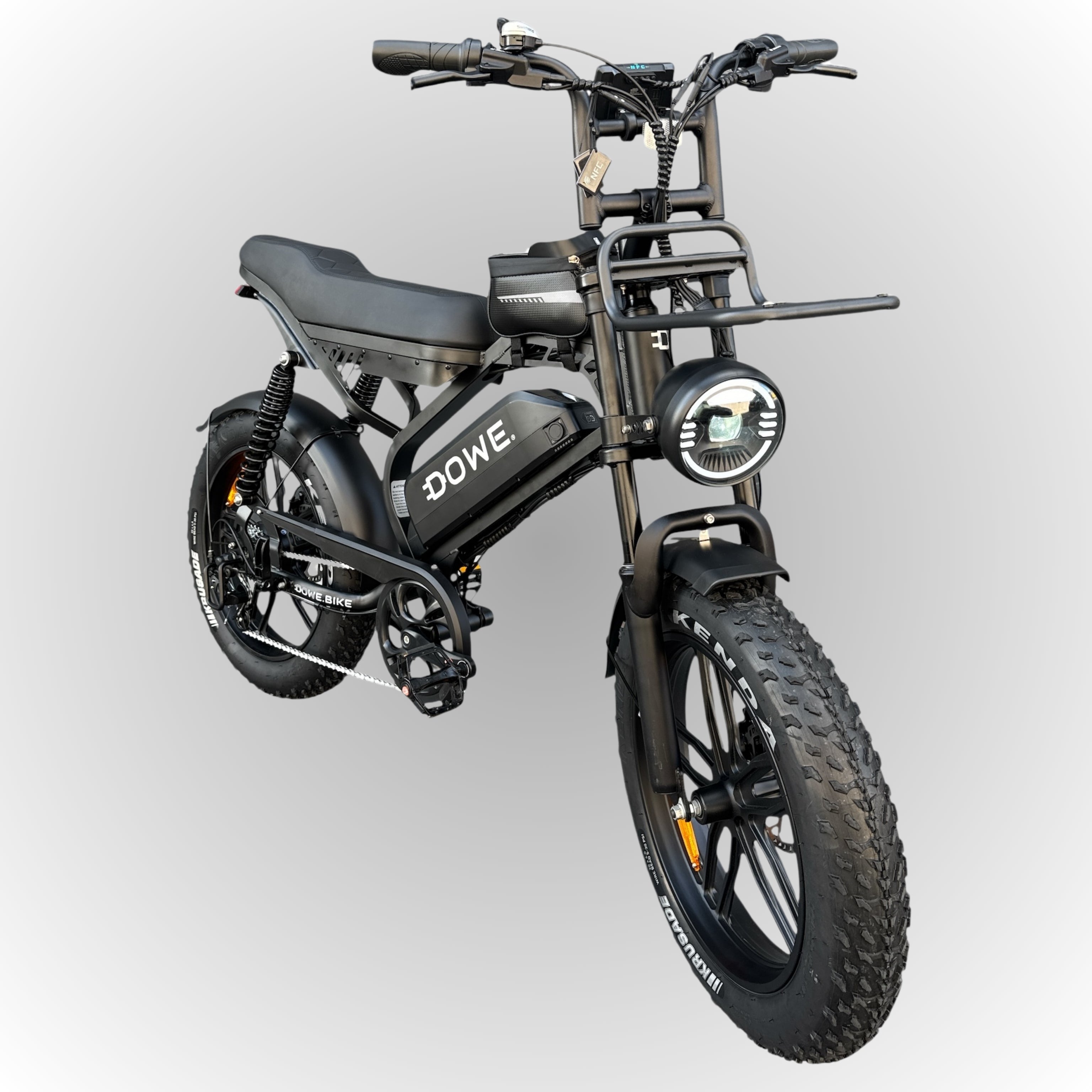 S20 Pro elektrische fatbike zwart met 18.2AH accu, GPS en alarm – gratis thuisbezorgd