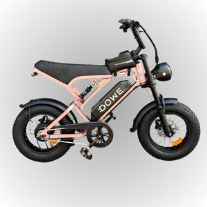 V20 Pro Mini Fatbike - Rose | Compacte Elektrische Fatbike 250W | hydraulische remmen