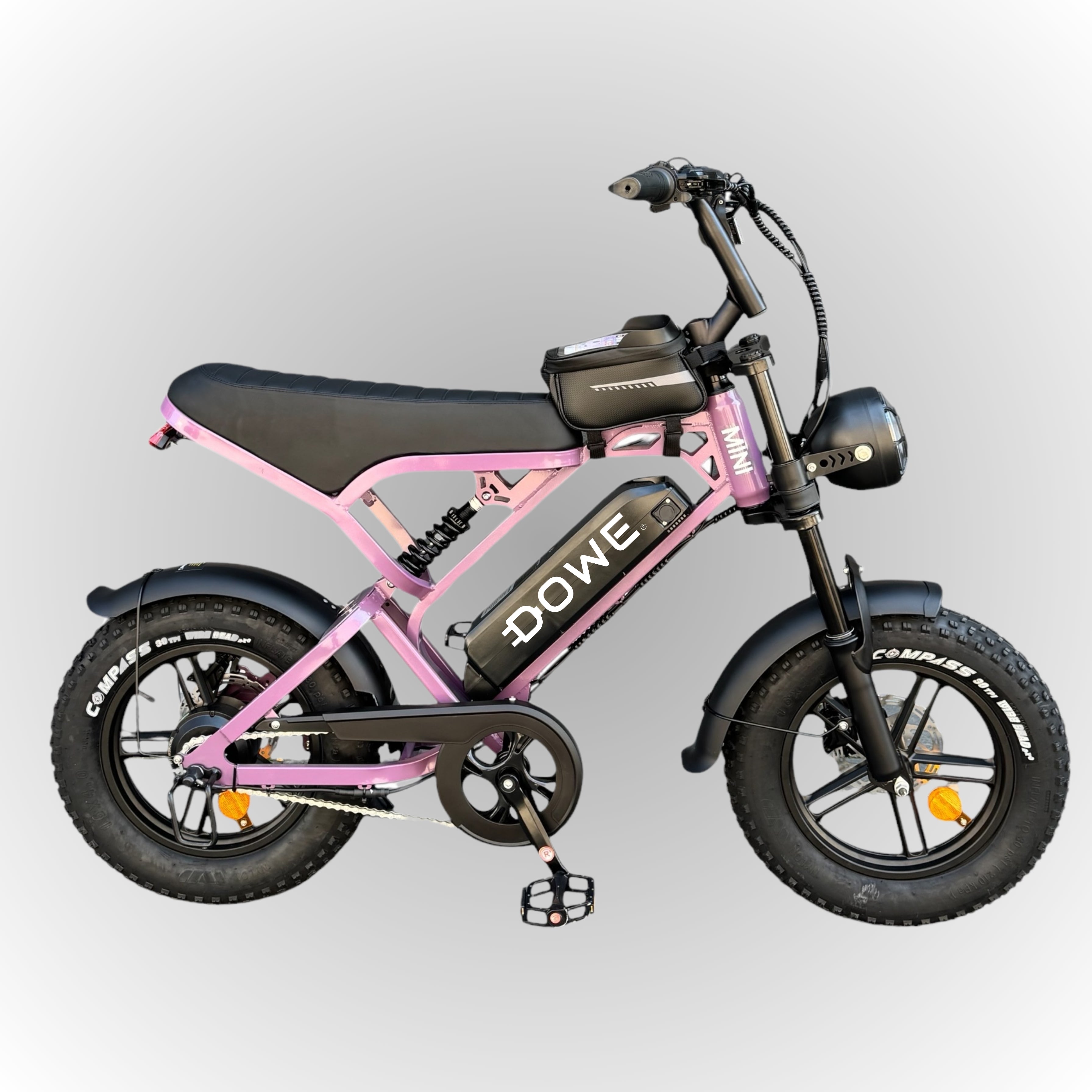 V20 Pro Mini Fatbike - Paars | Compacte Elektrische Fatbike 250W | hydraulische remmen - 25kmh