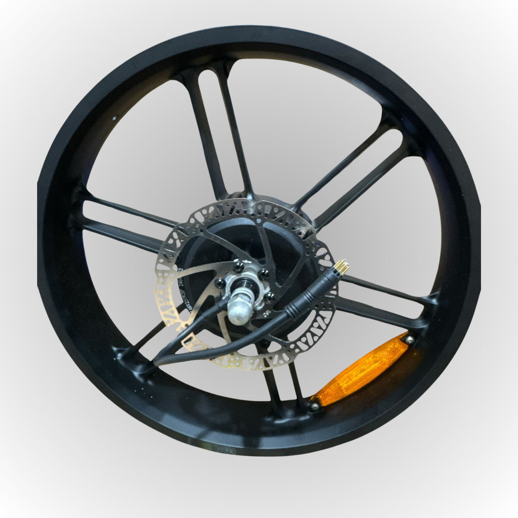 Complete achtervelg voor fatbike, 20 inch x 4.0, inclusief cassette en remschijf, geschikt voor Ouxi V8 (enkele accu) en Ouxi H9.