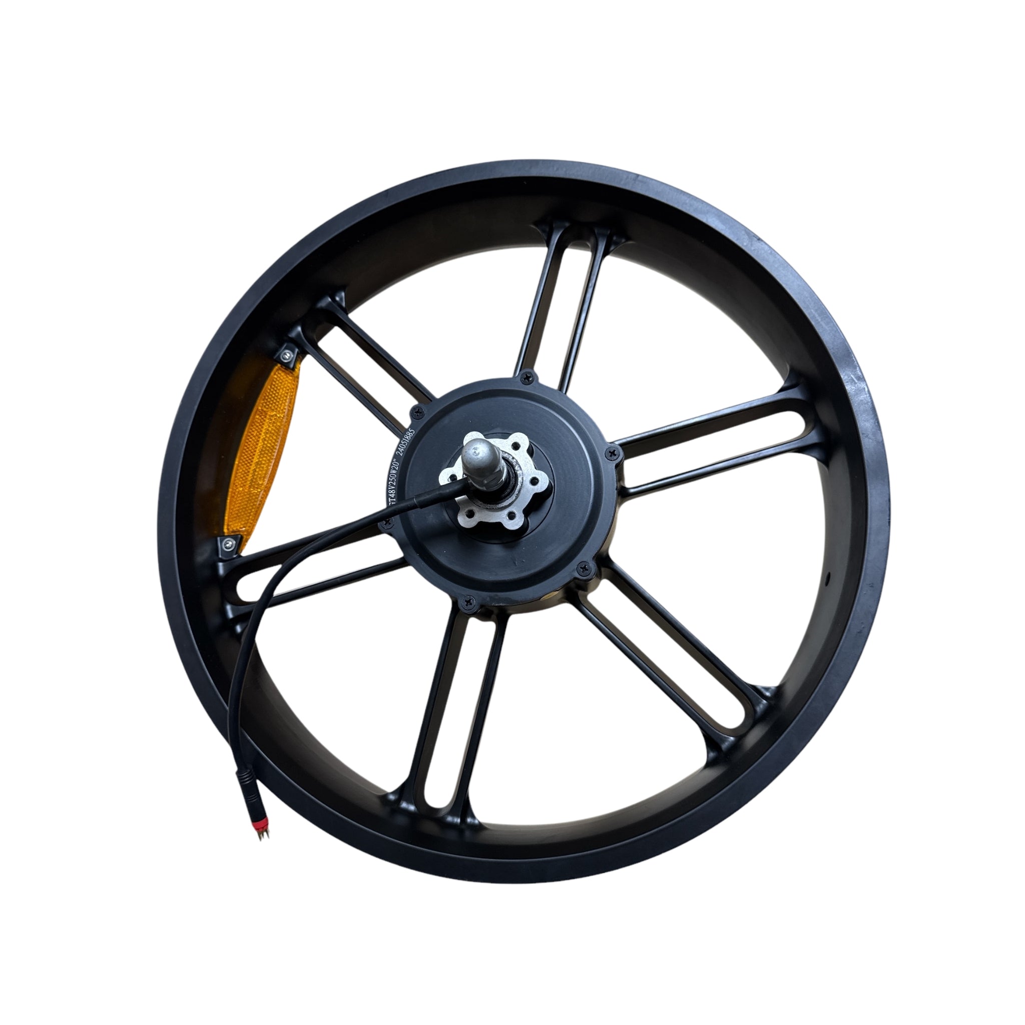 Achtervelg met ingebouwde motor voor fatbikes, geschikt voor Ouxi V8 Max, Q8 en QmWheel V20 modellen, 20 inch x 4.0 formaat voor robuuste prestaties.