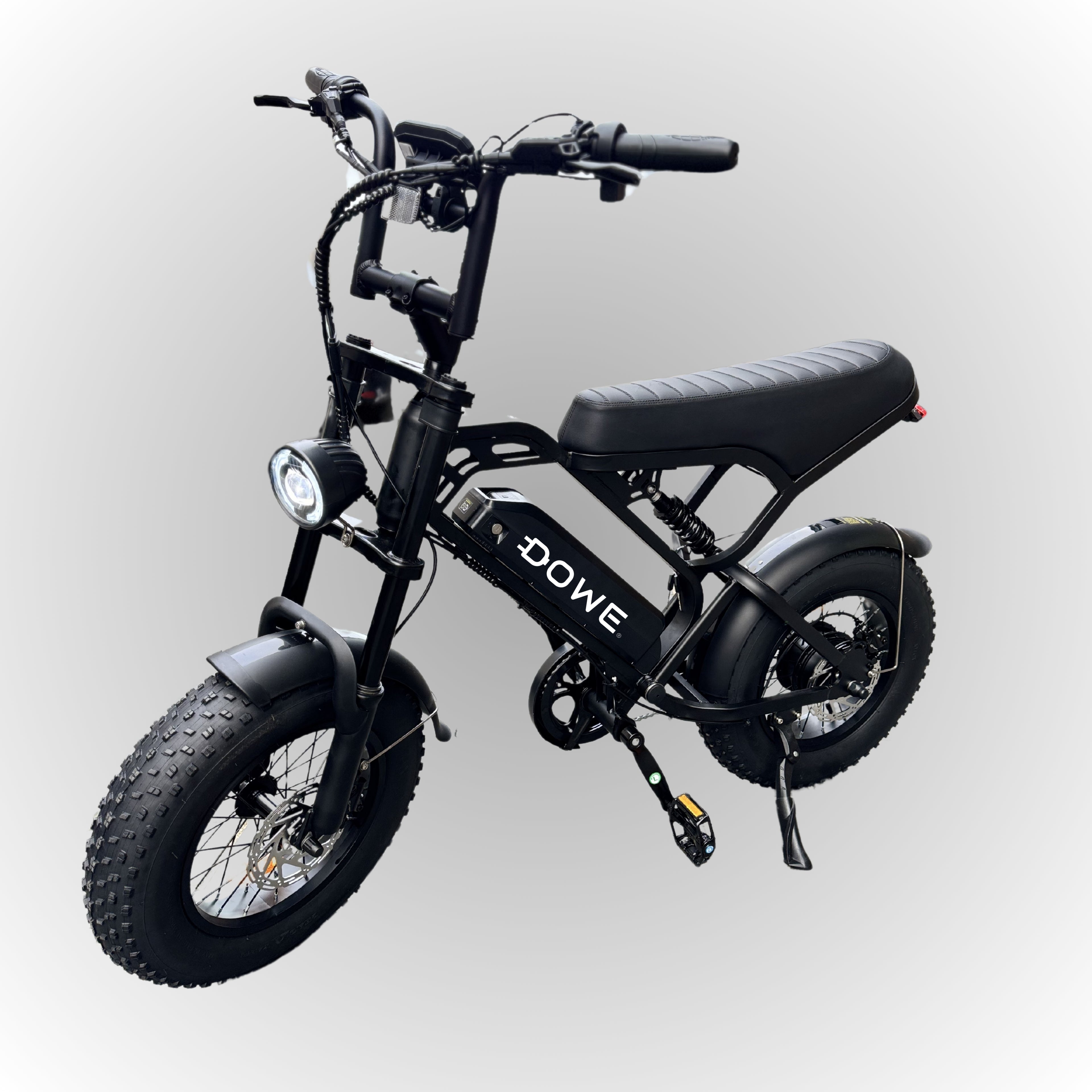 Dowe V20 Pro Mini Fatbike - Zwart | Compacte Elektrische Fatbike 250W