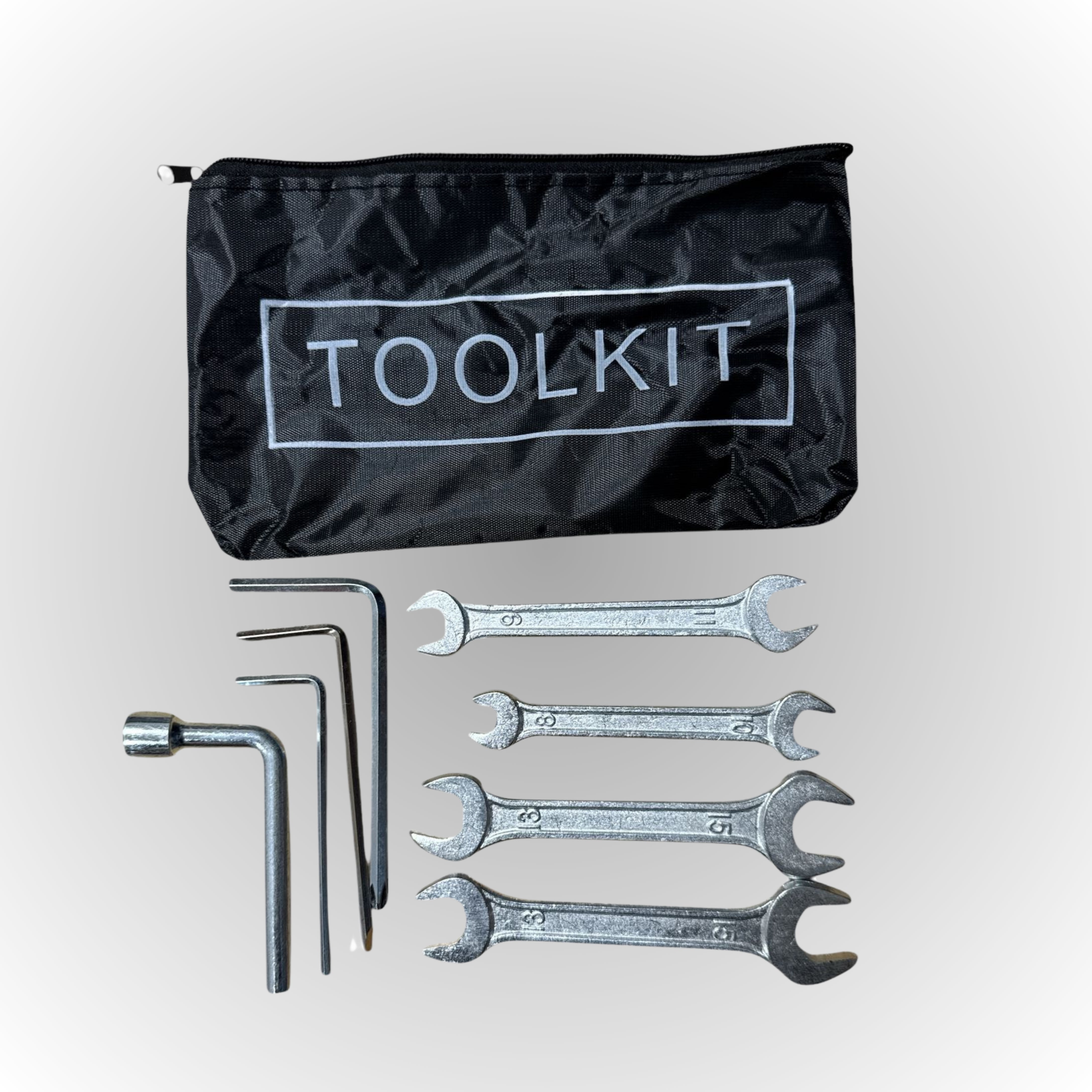 Complete Toolkit voor Fatbike Onderhoud - Steeksleutels, Inbussleutels & Compacte Opbergtas