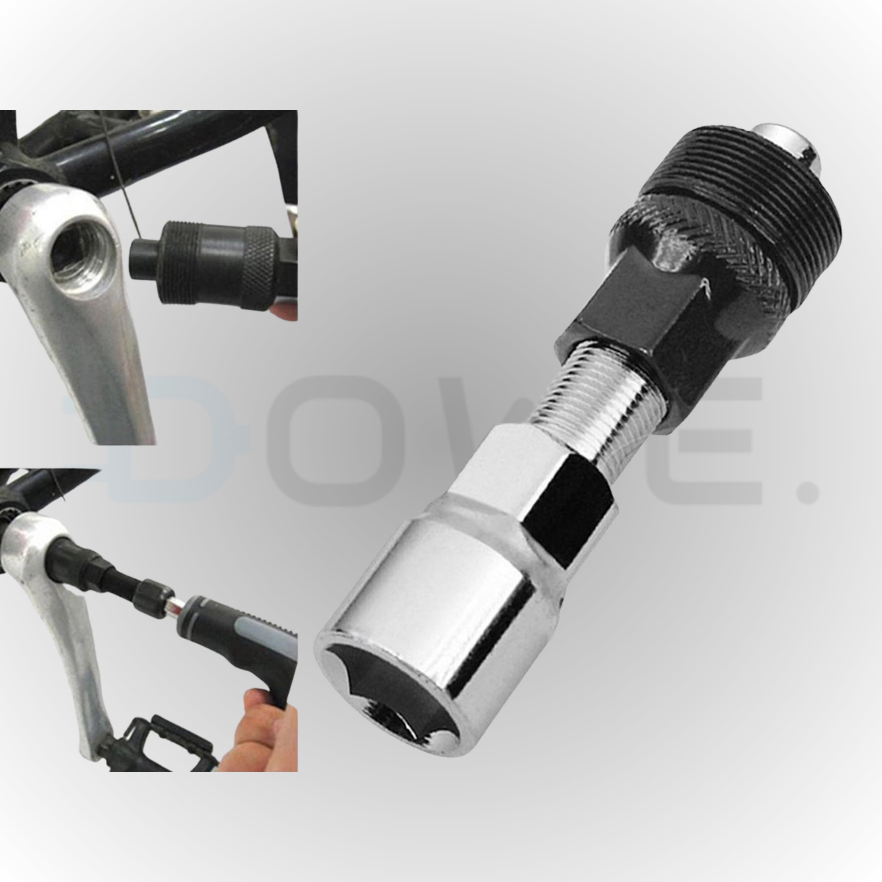Cranktrekker Universeel | Gemaakt van Staal | Voor Demontage van Fatbike & Fietscranks
