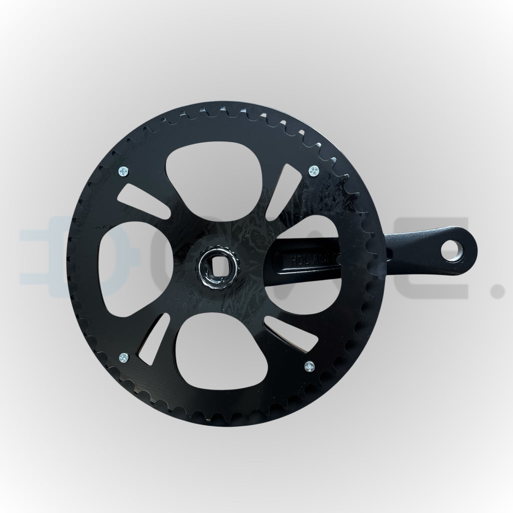 Rechter crankset met kettingblad voor Ouxi V8, H9 en QmWheel V20 Pro fatbikes