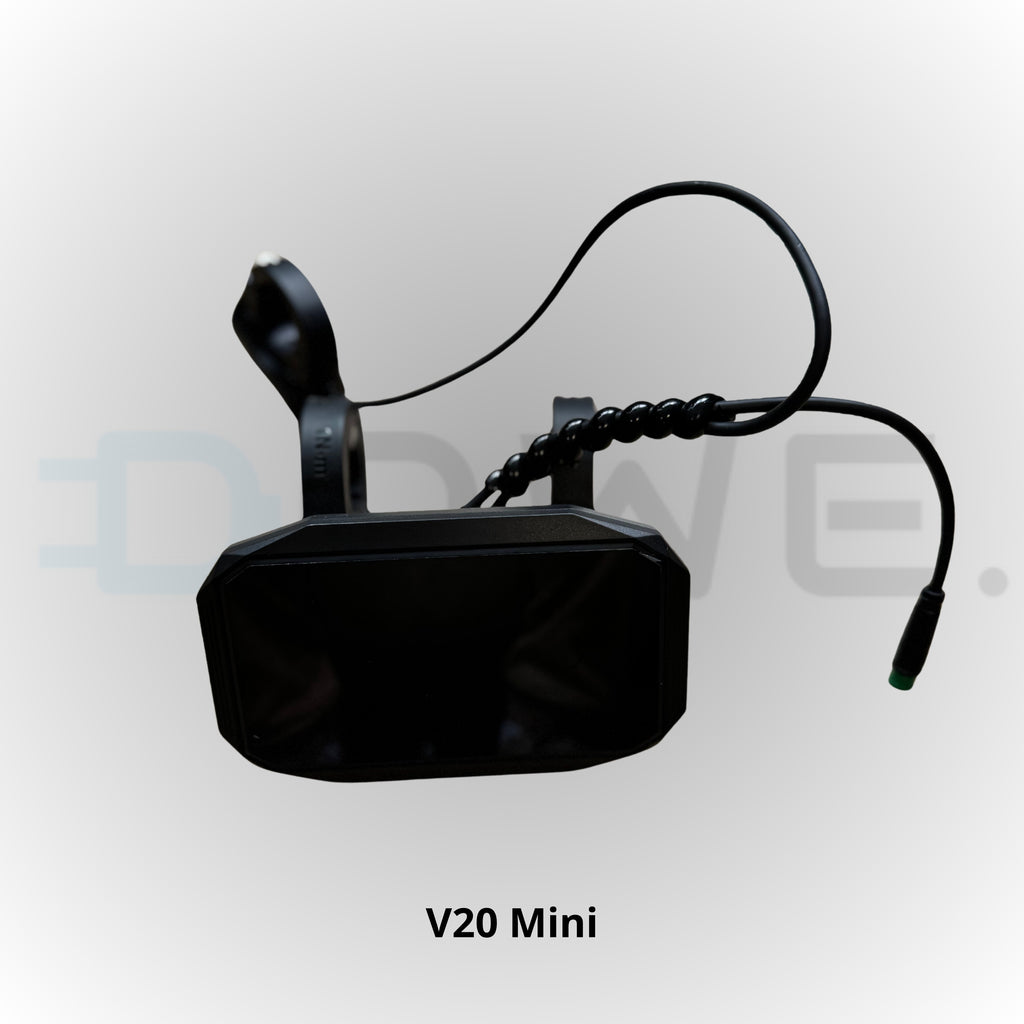 kleur display voor QMWheel V20 Mini fatbike – digitaal scherm voor snelheid en trapondersteuning