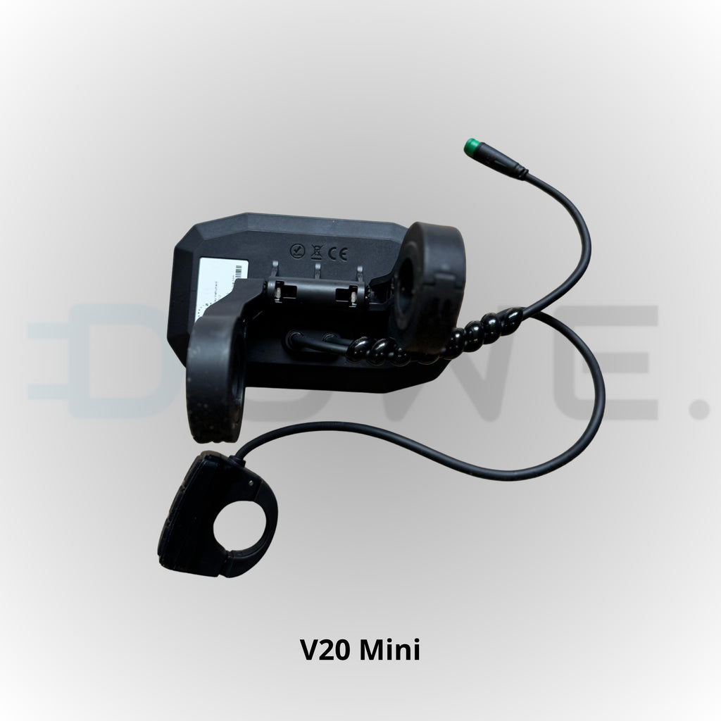 kleur display voor QMWheel V20 Mini fatbike – digitaal scherm voor snelheid en trapondersteuning