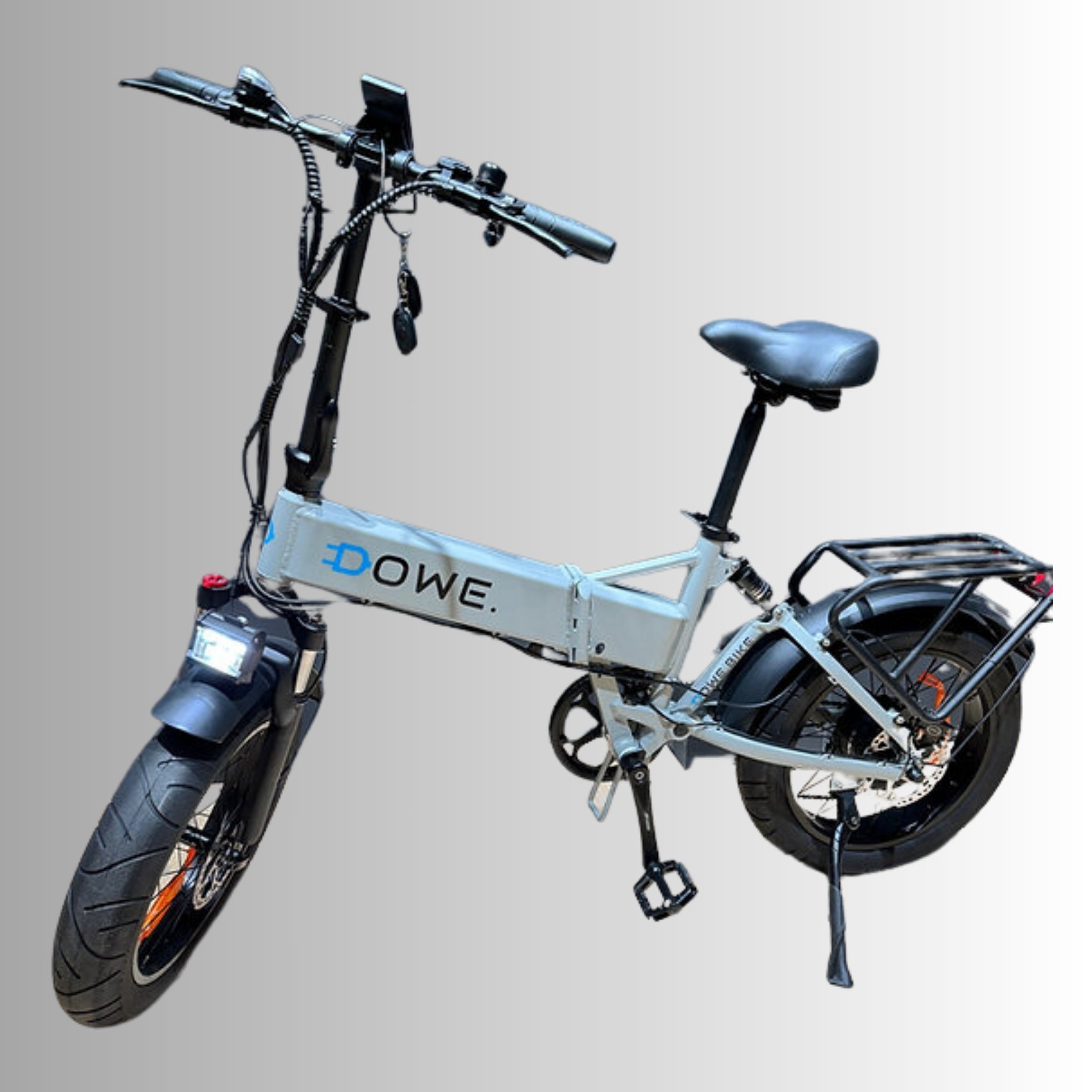 Dowe G250 PRO Elektrische Fatbike - Grijs - Elektrische Vouwfiets - Gratis Alarm - Garantie & Gratis Rijklaar - Dowe.Bike