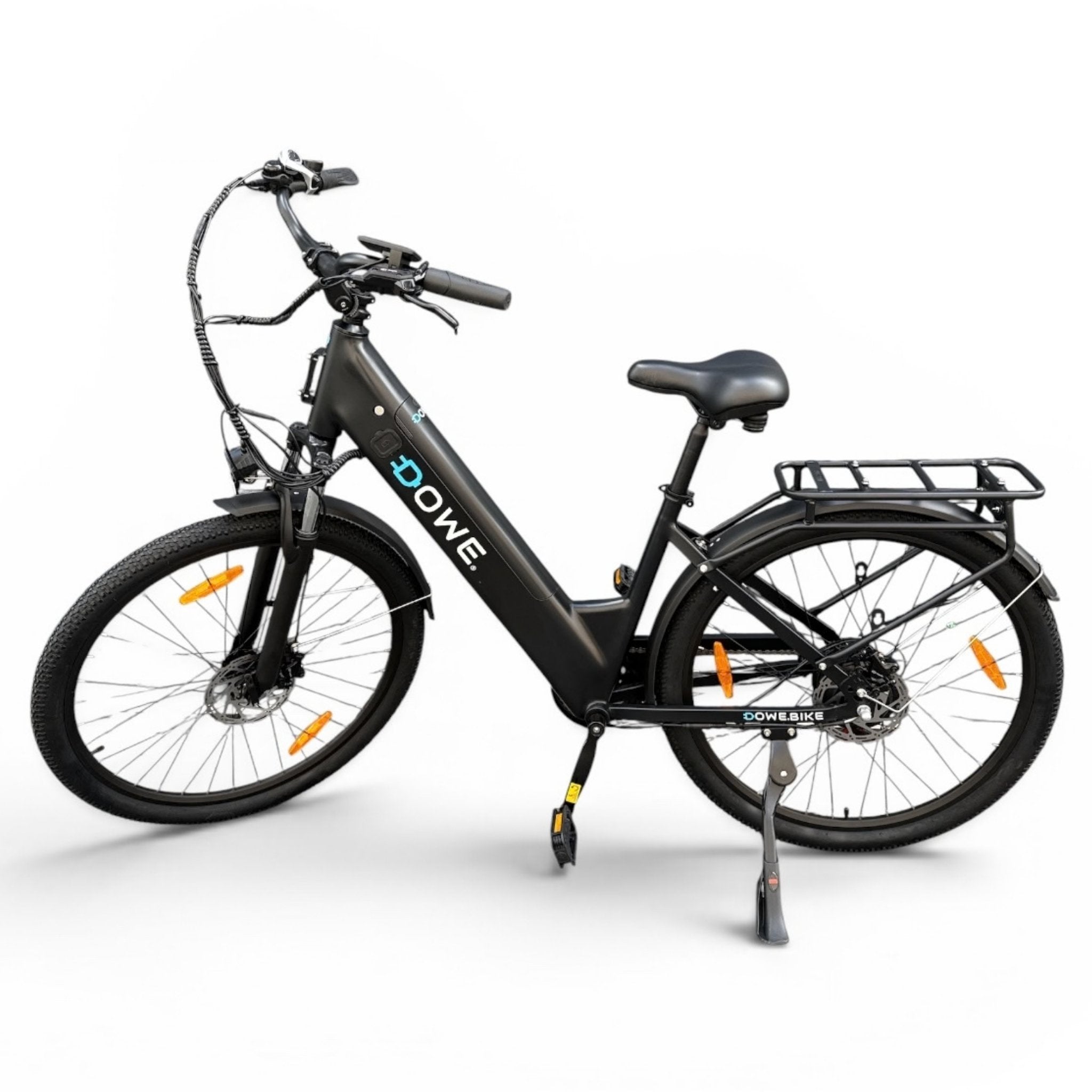 Dowe Zenca Pro Elektrische Citybike + Kinderzitje | 18Ah Accu, 250W Motor - Hydaurlische remmen | Grote Actieradius - Rijklaar (Copy)