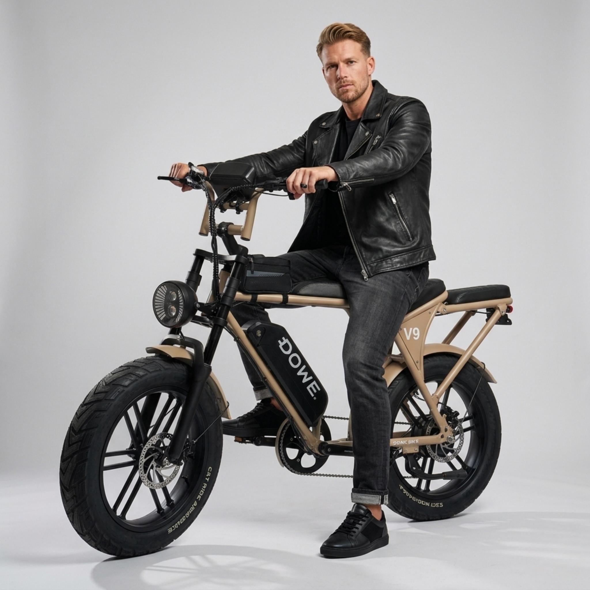 Elektrische Fatbike Mokka – Dowe V9 250W – GPS & Alarm – Hydraulische Remmen – Rijklaar NL