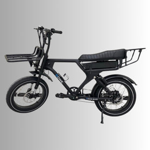 Dowe GTR Elektrische Fatbike - 250W Bafang Motor - Zwart 