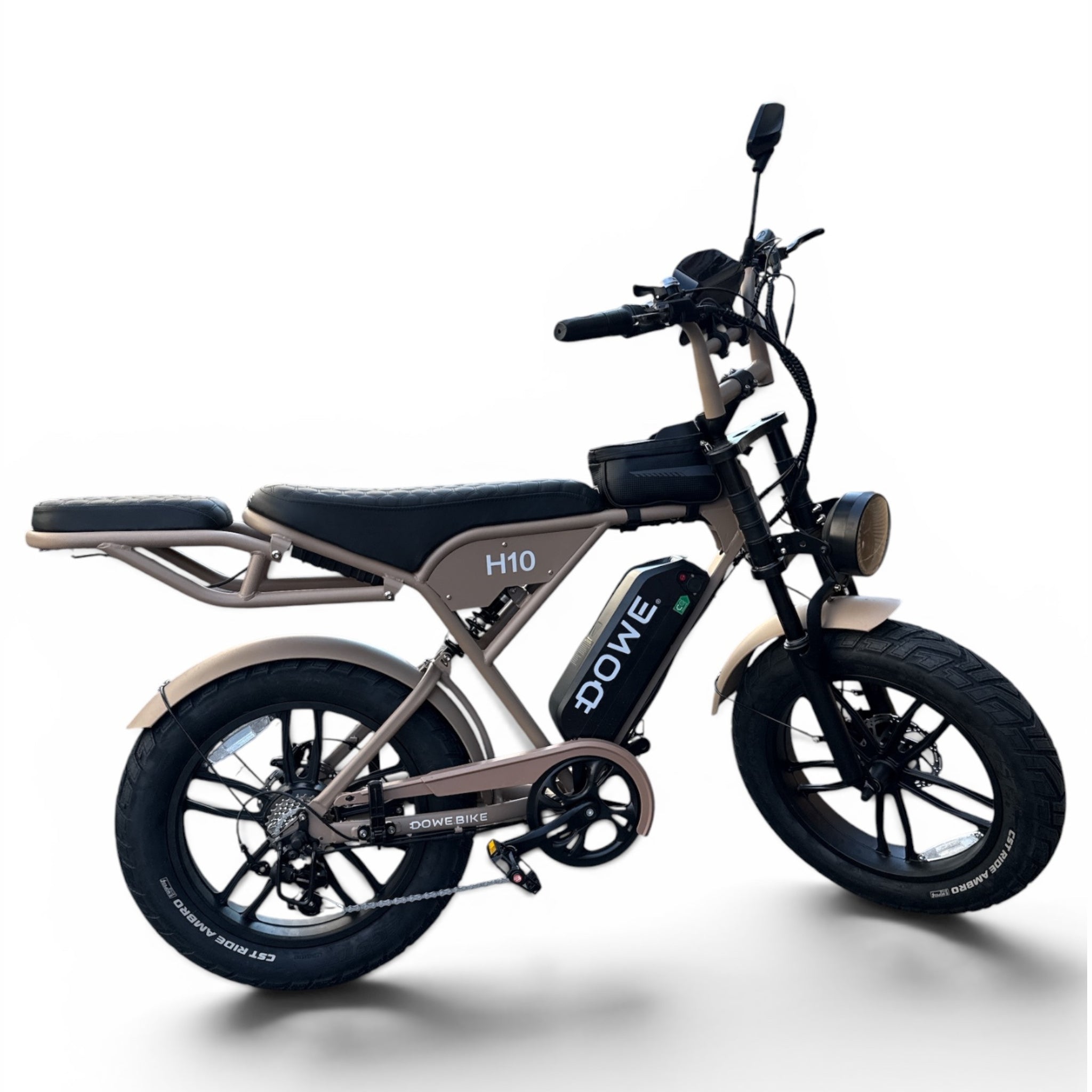 Dowe H10 Mokka elektrische fatbike zijaanzicht