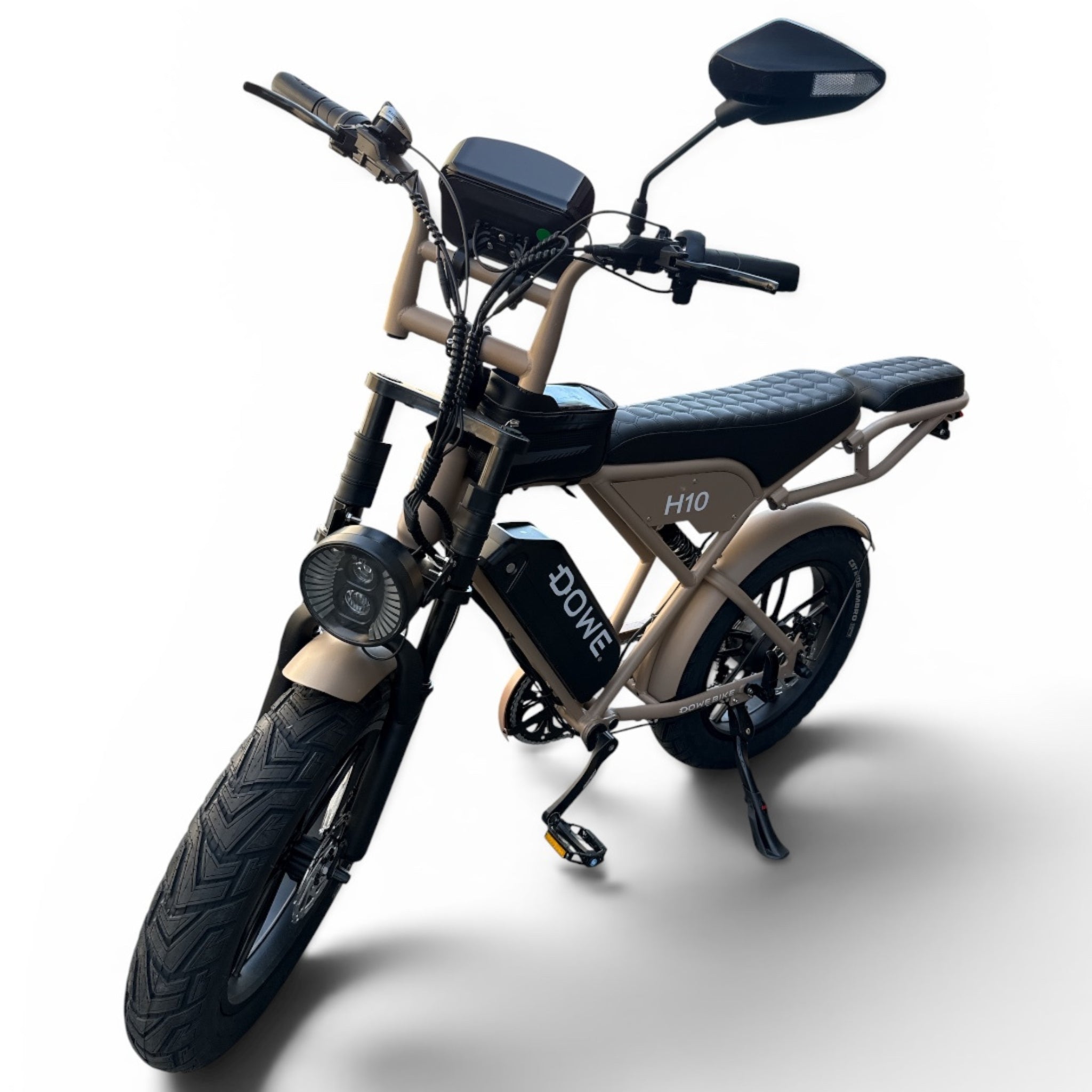 Dowe H10 Mokka elektrische fatbike met 17,5Ah accu