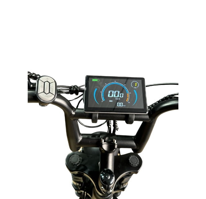 Ouxi Q8 Elektrische Fatbike - Zwart | Lage instap fatbike 