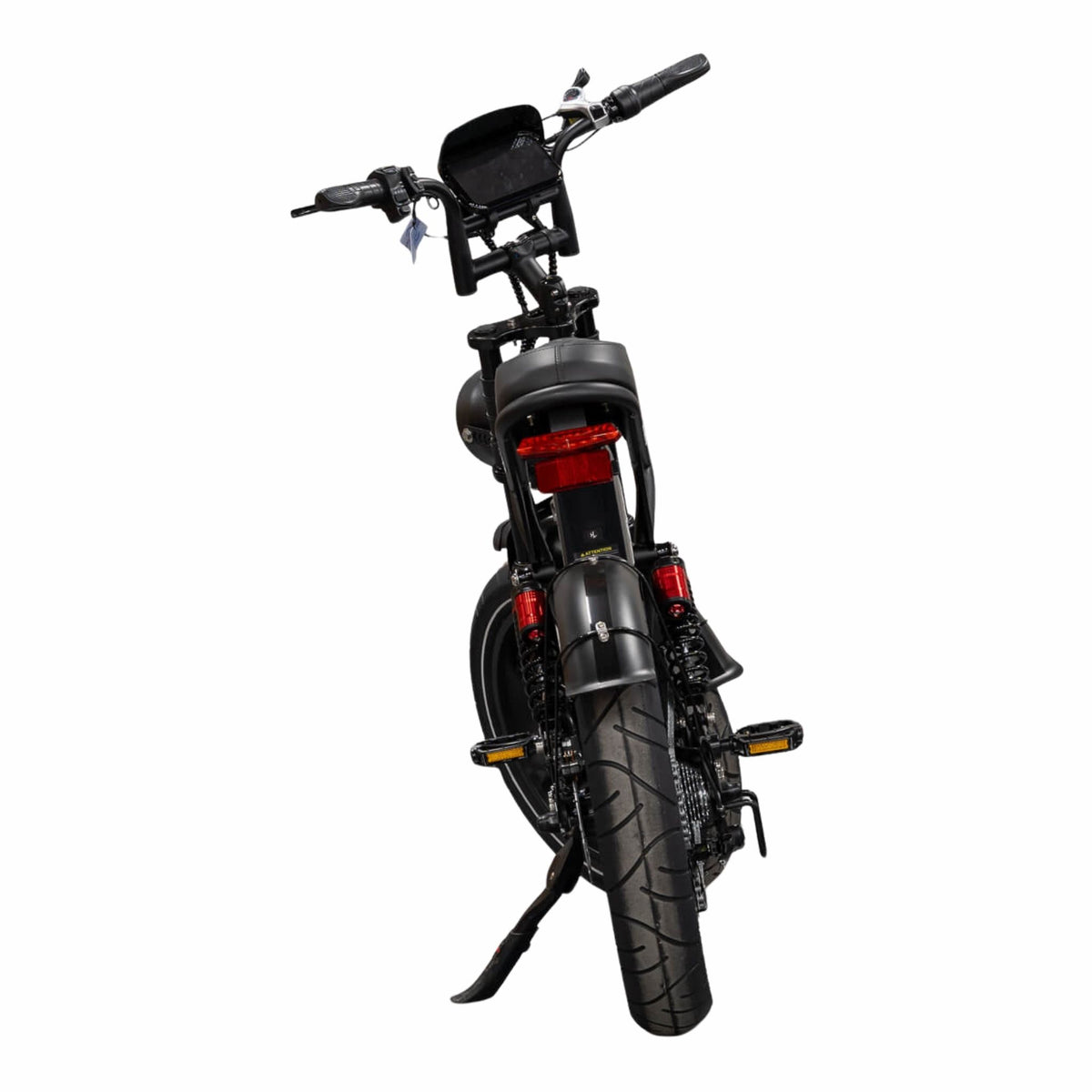 DOWE V8 Ultra elektrische fatbike zwart – vooraanzicht