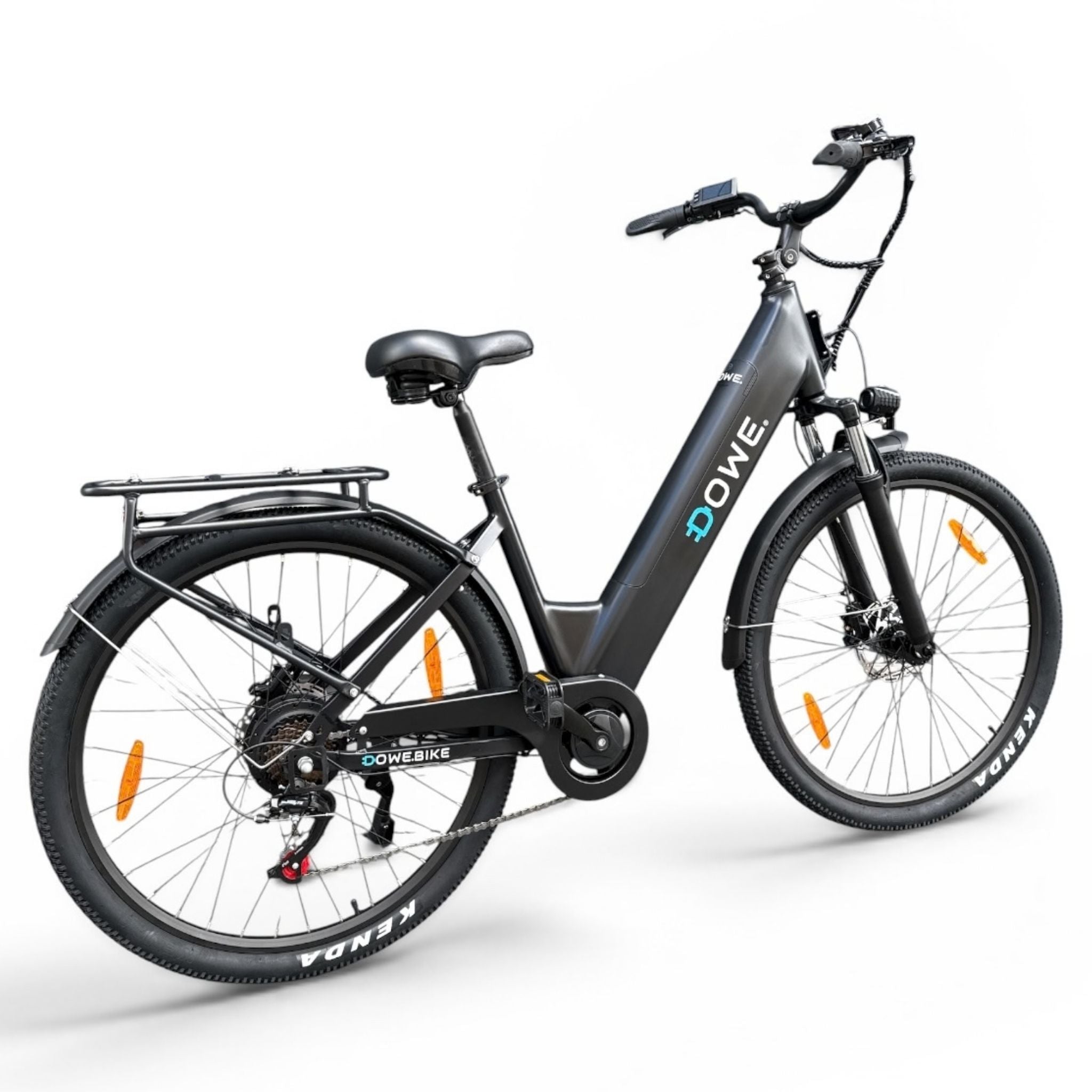 Dowe Zenca Pro Elektrische Citybike + Kinderzitje | 18Ah Accu, 250W Motor - Hydaurlische remmen | Grote Actieradius - Rijklaar (Copy)