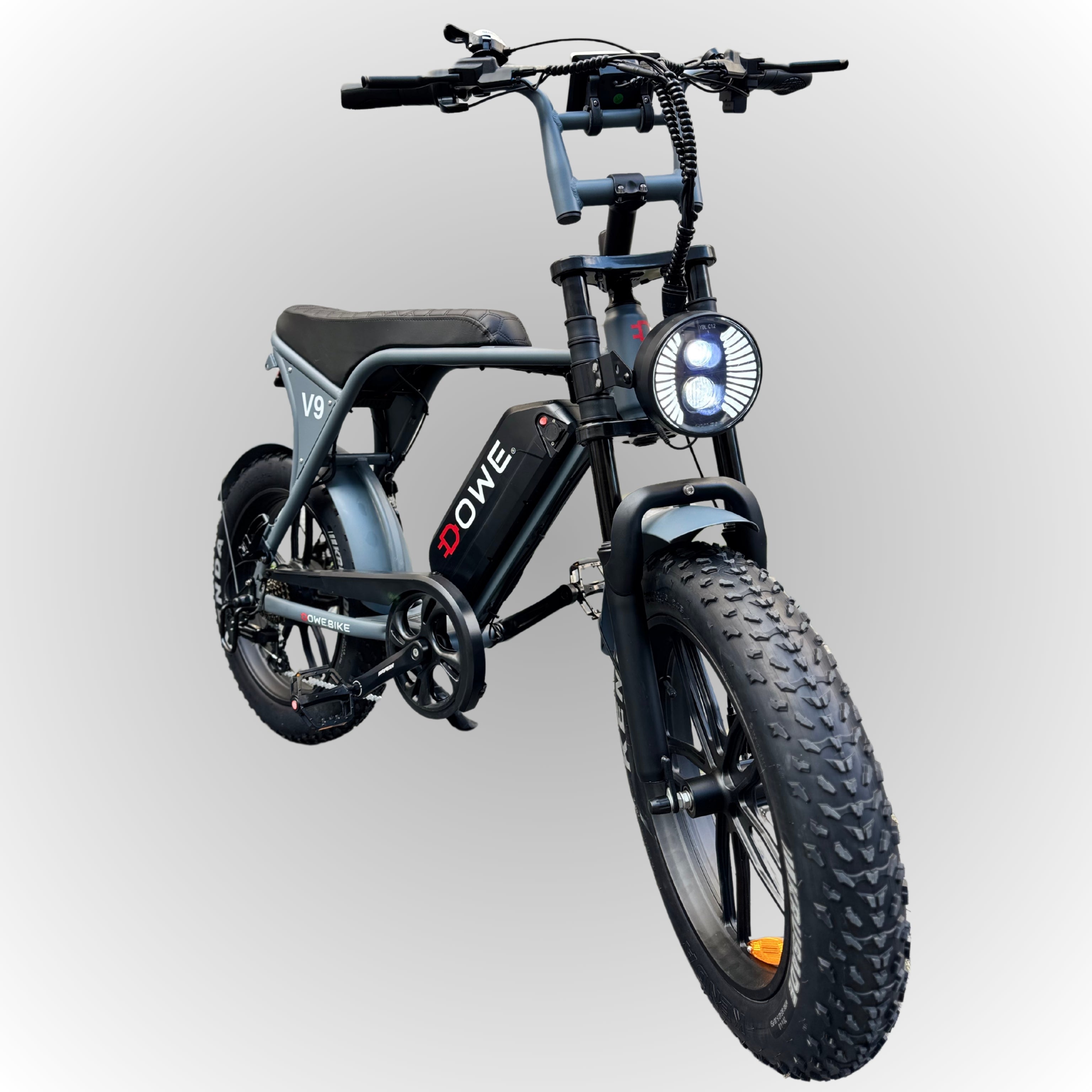 Dowe V9 Elektrische Fatbike - Grijs
