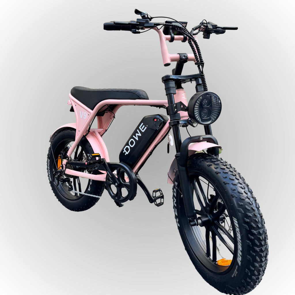 Dowe V9 Elektrische Fatbike - Roze