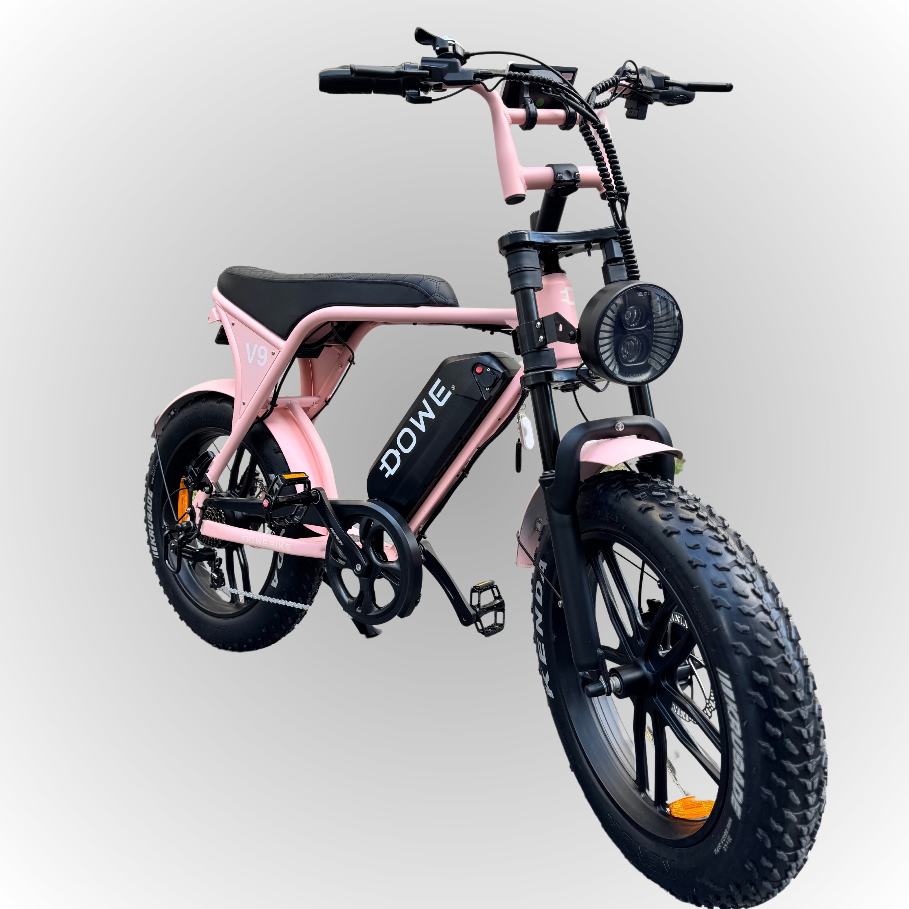 Dowe V9 Elektrische Fatbike - Roze