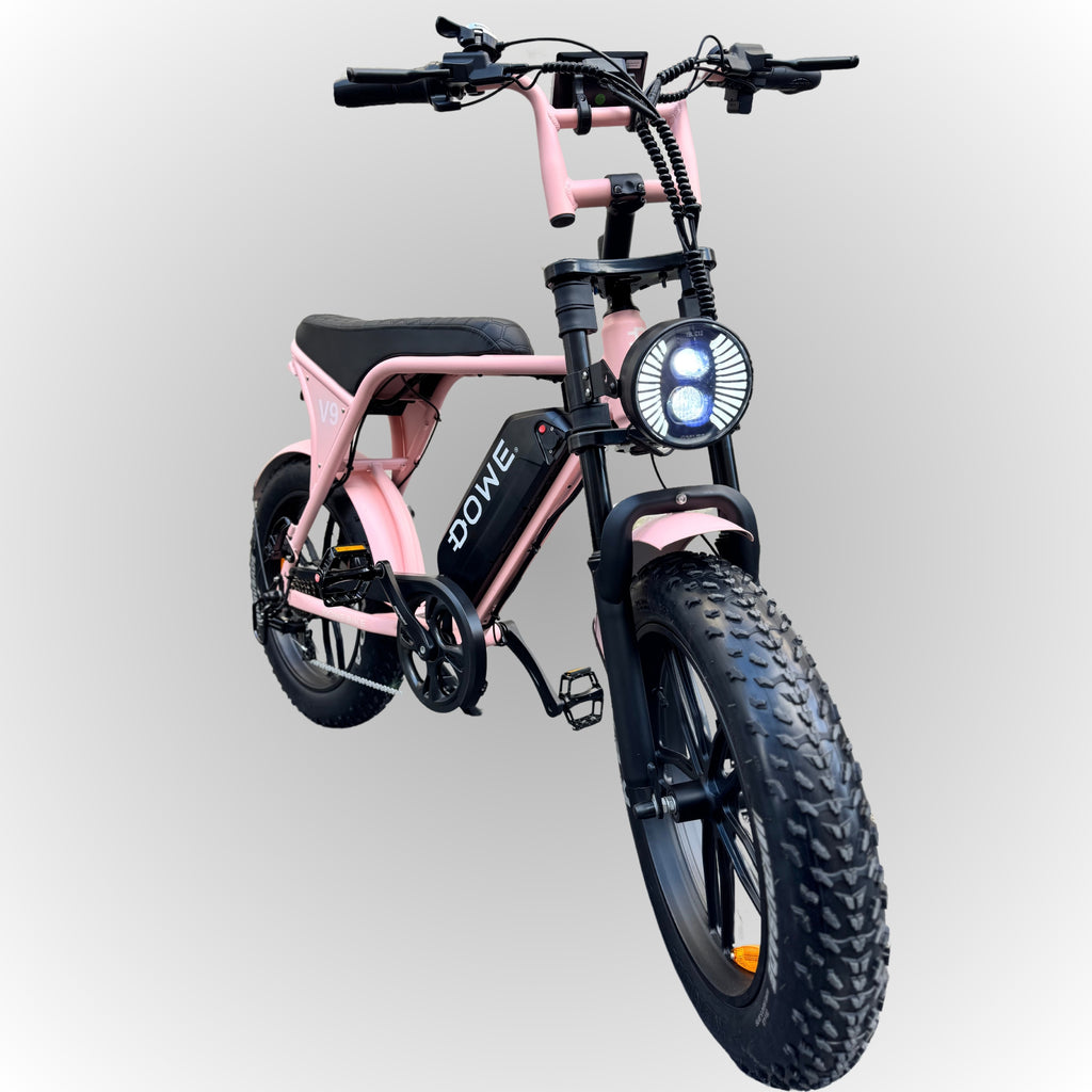 Dowe V9 Elektrische Fatbike - Roze