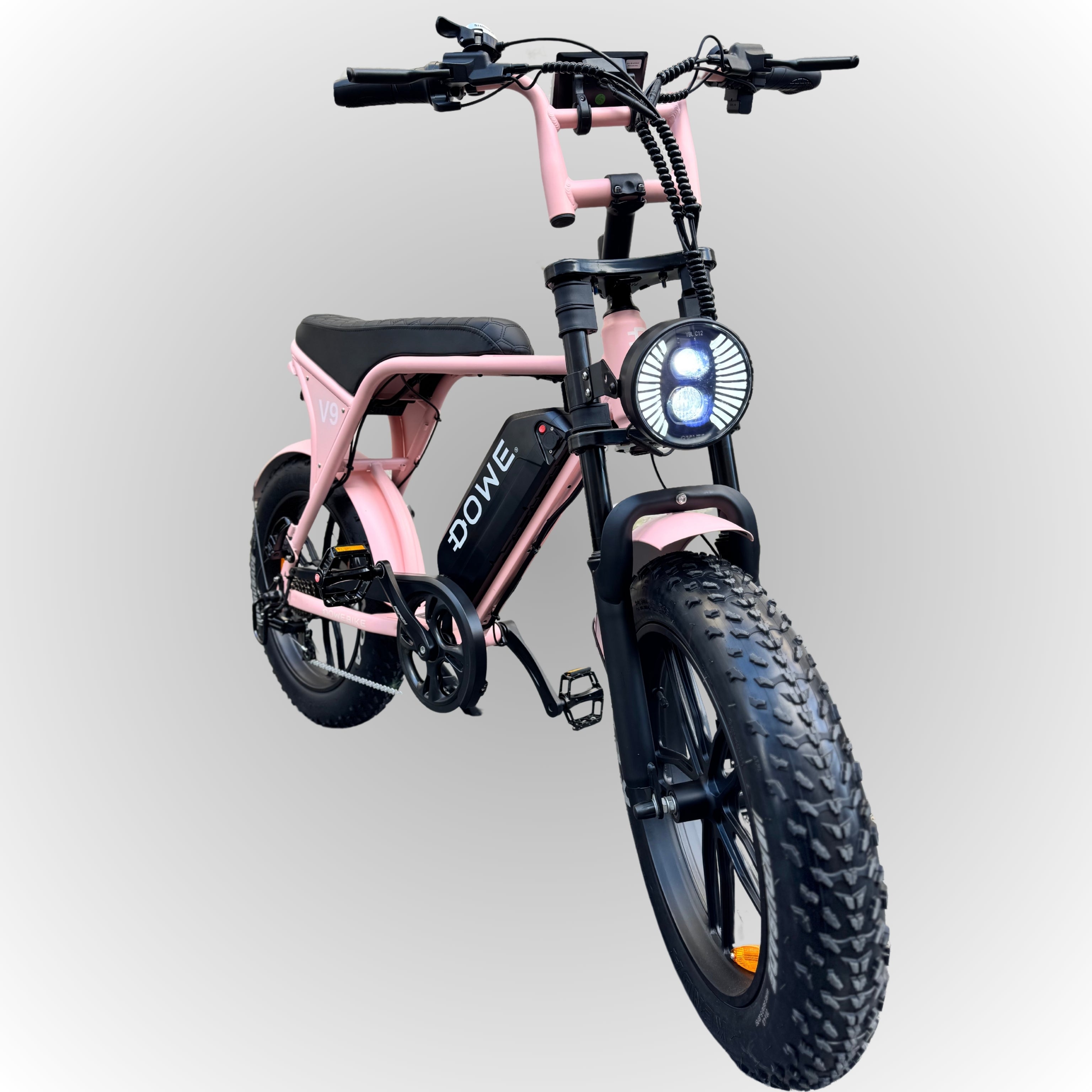 Dowe V9 Elektrische Fatbike - Roze