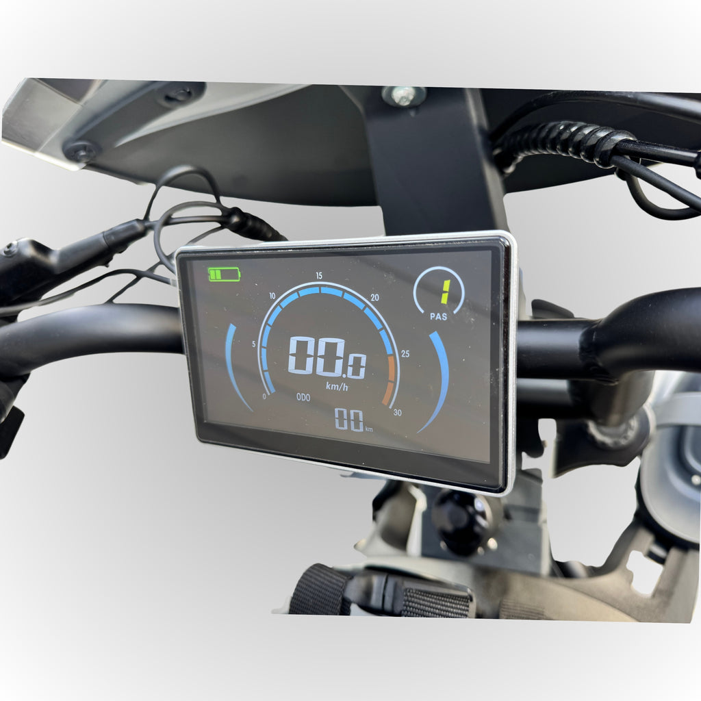 Dowe V9 Elektrische Fatbike met Kinderzitjes - Grijs | Family Fatbike