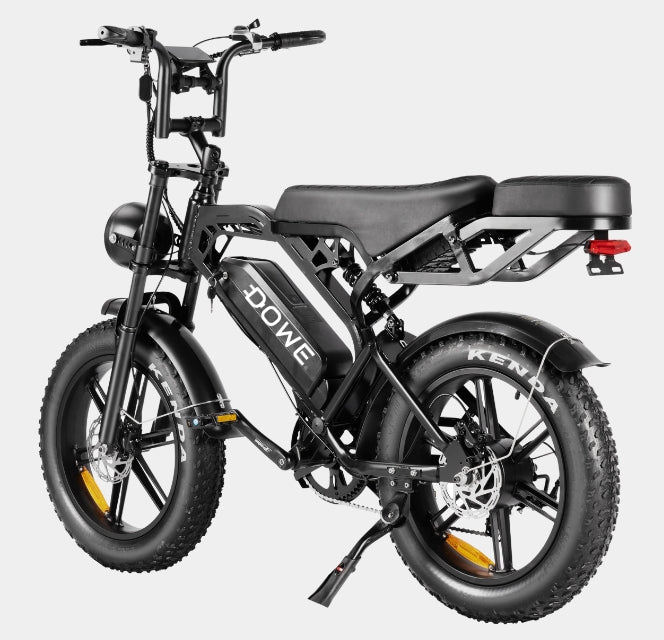 Fatbike V20 Pro 2024 | Hydraulische Remmen & Kettingkast | Nieuwe V20 4.0 | Zwart - Dowe.Bike