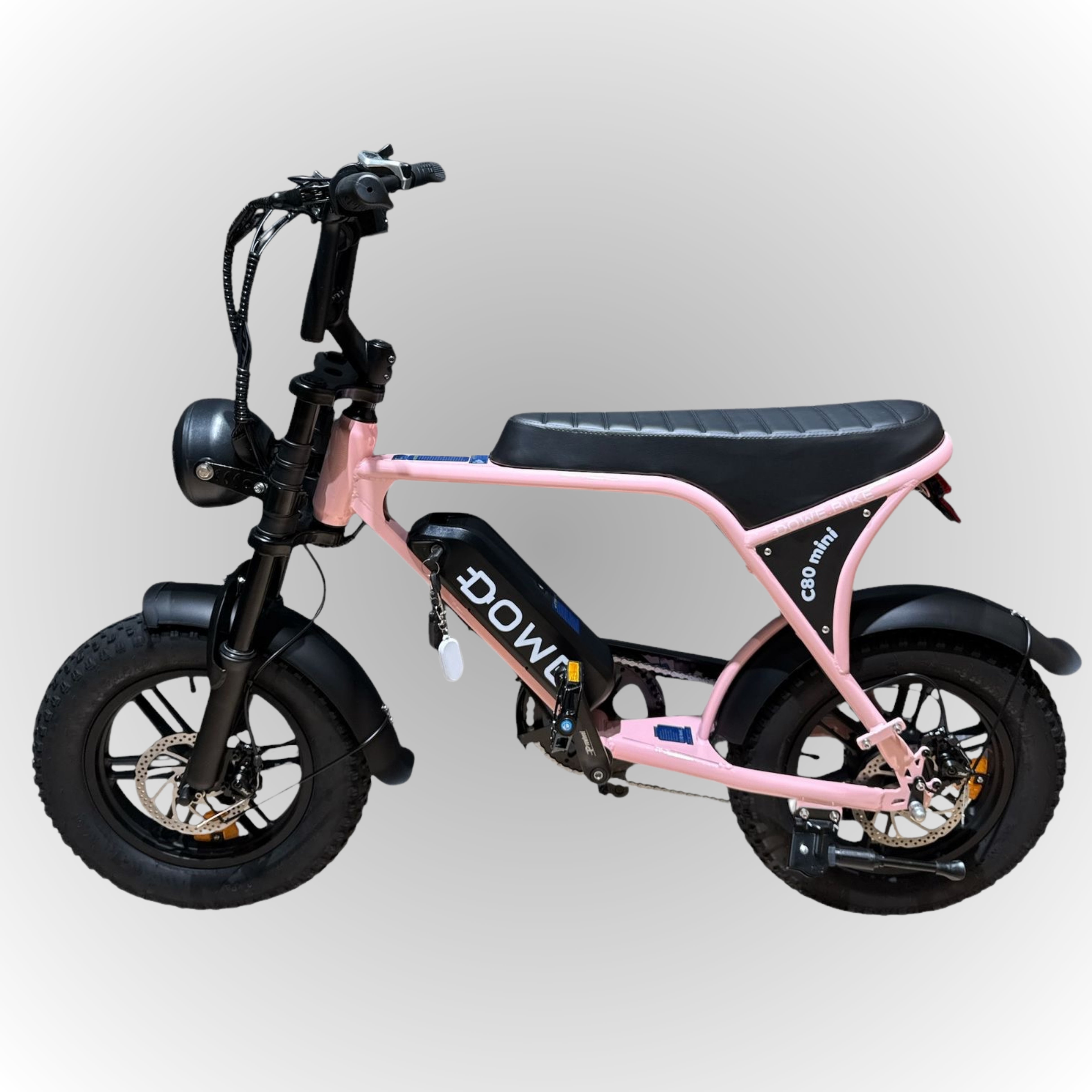 Dowe C80 Mini Elektrische Fatbike, Roze Elektrische Fatbike