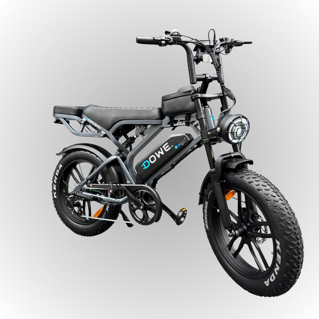 Dowe V20 Pro Fatbike - Donker Grijs | Volledig Uitgerust + Gratis Accessoires ‼️ DIRECT LEVERBAAR ‼️