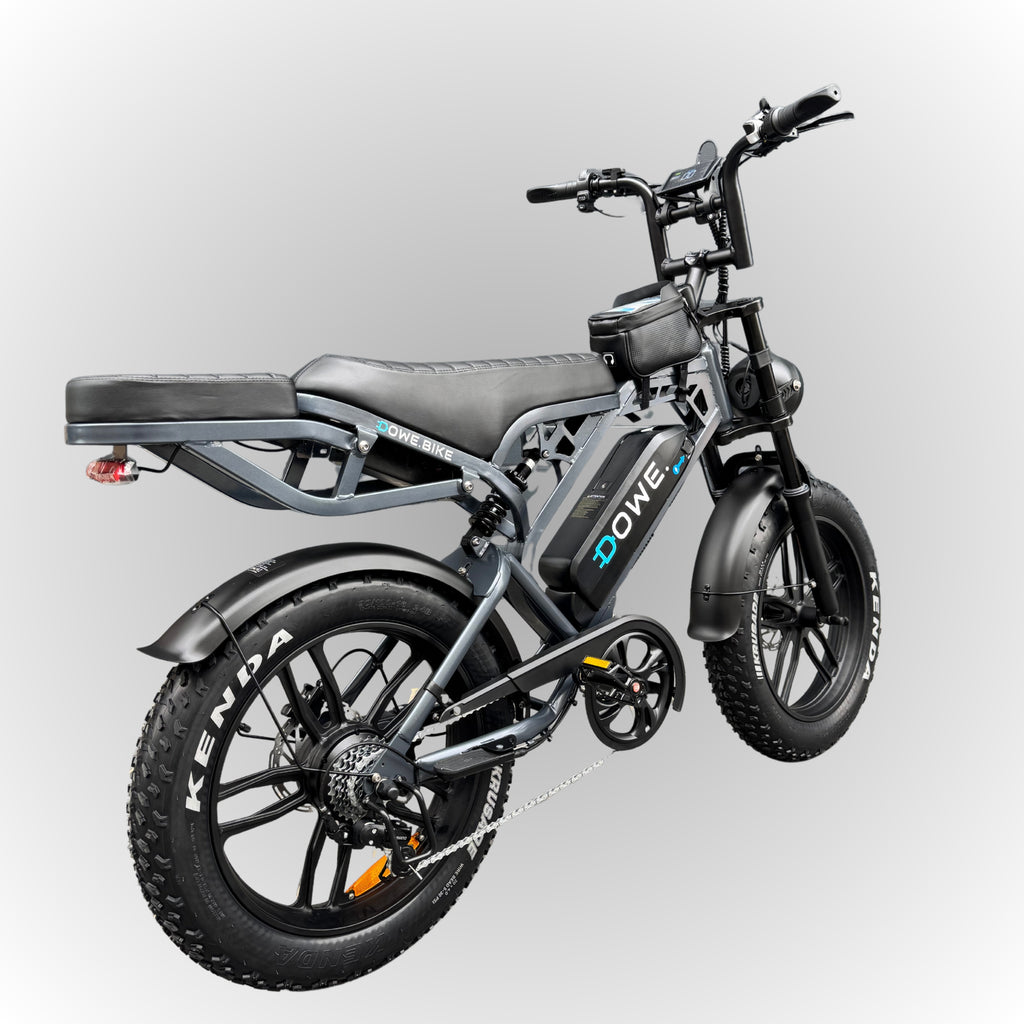 Dowe V20 Pro Fatbike - Donker Grijs | Volledig Uitgerust + Gratis Accessoires ‼️ DIRECT LEVERBAAR ‼️