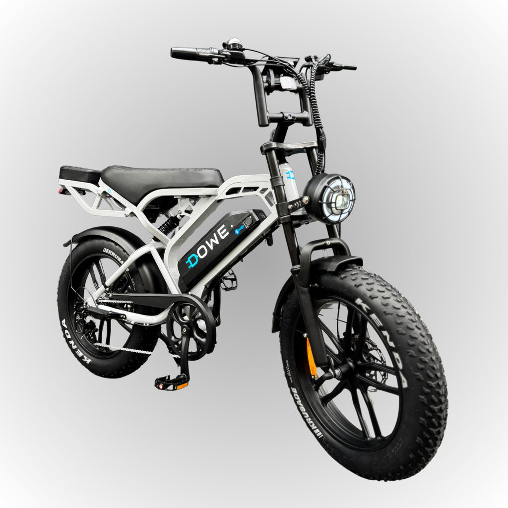 Dowe V20 Pro Fatbike - Nardo Grijs | Volledig Uitgerust + Gratis Accessoires ‼️ DIRECT LEVERBAAR ‼️