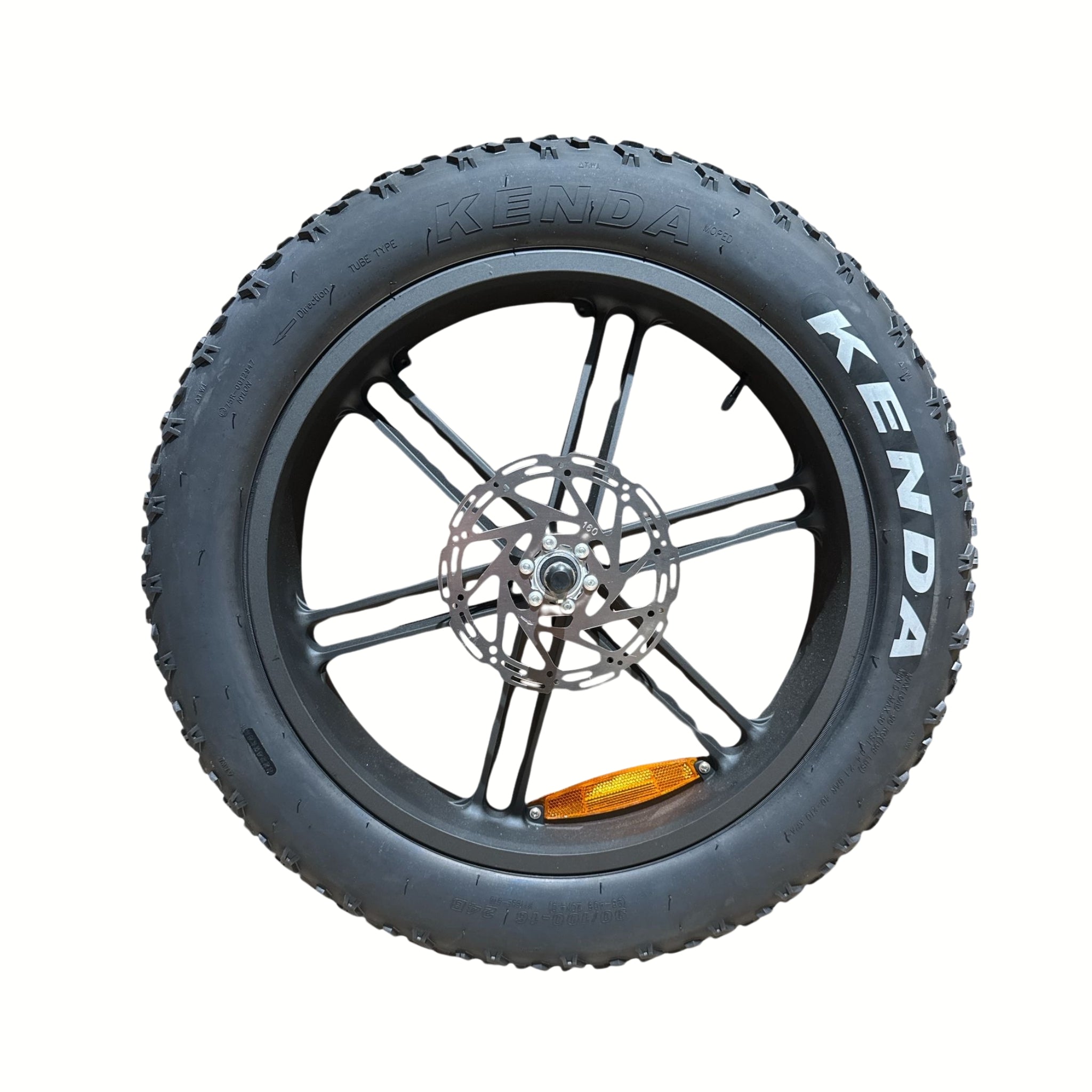 Voorvelg fatbike compleet met Kenda band, geschikt voor QmWheel V20, 20x4.0 inch duurzame constructie