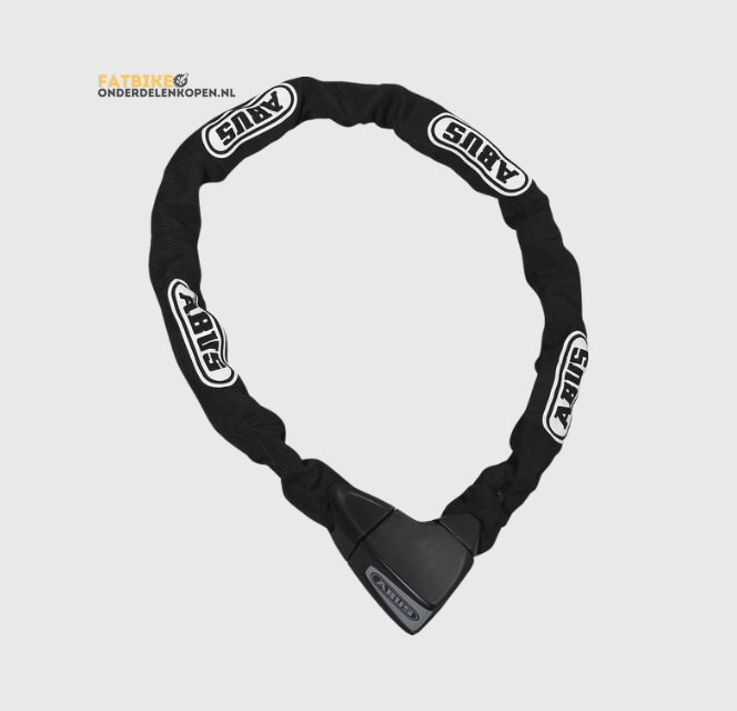 ABUS Kettingslot 8900/110cm Black- ART2 | Elektrische Fatbike Slot 
