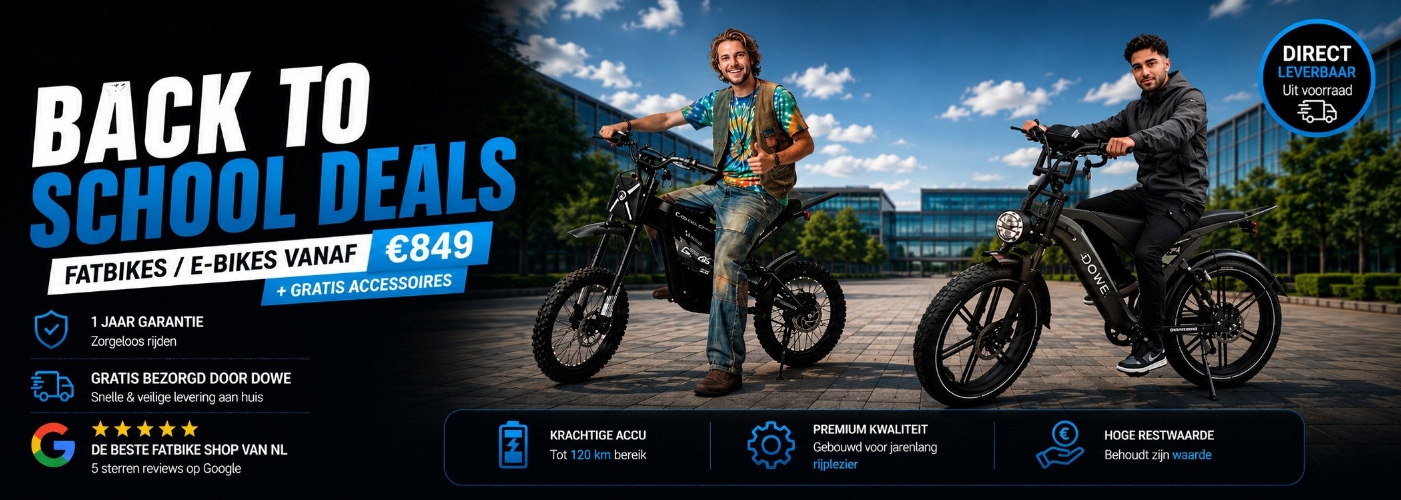 Fatbike deals Dowe Bike haarlem 